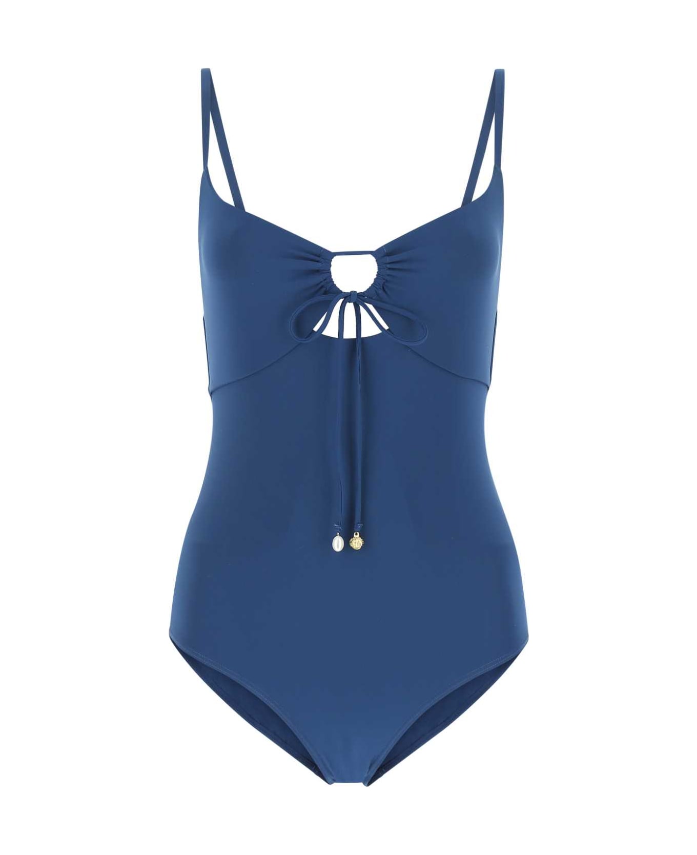 Tory Burch Teal Green Stretch Nylon Swimsuit - 400