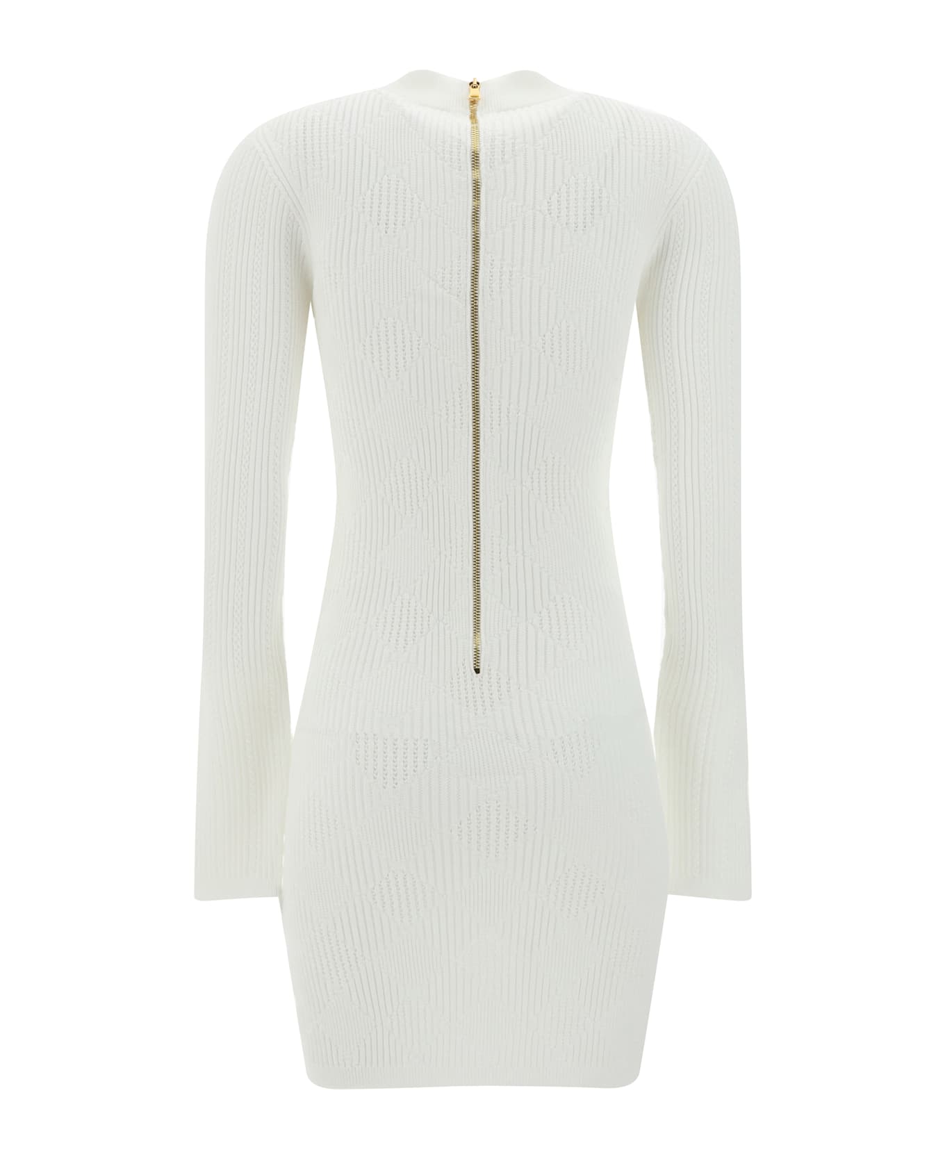 Balmain Mini Dress - Blanc