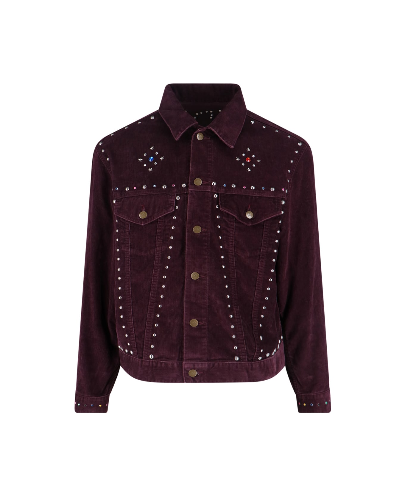 Needles Studs Corduroy Jacket - Purple