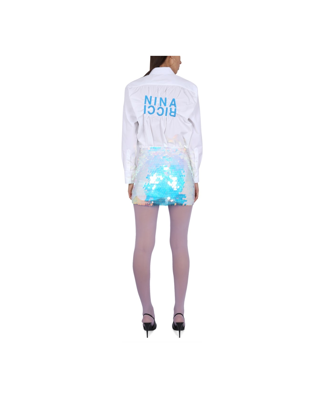 Nina Ricci Shirt With Logo - WHITE