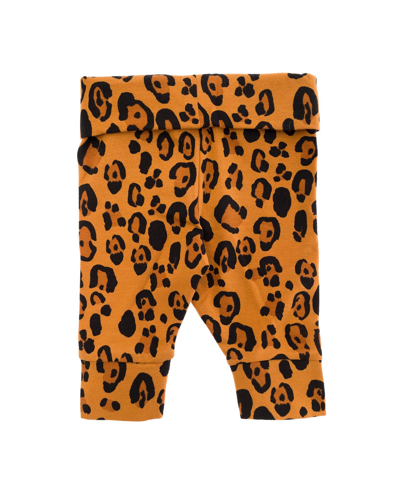 Mini Rodini Basic Leopard Mini Rodini Kids Baby's Leggings - Orange ボトムス