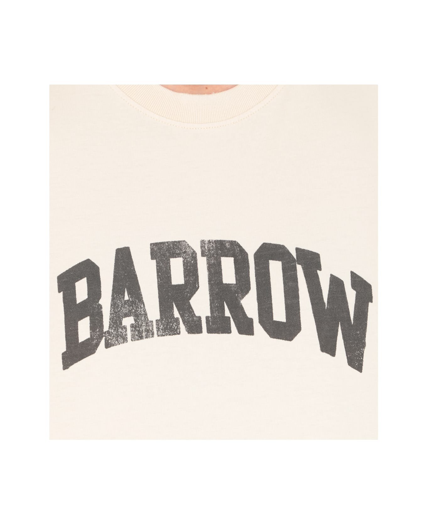 Barrow Logoed T-shirt - Ivory