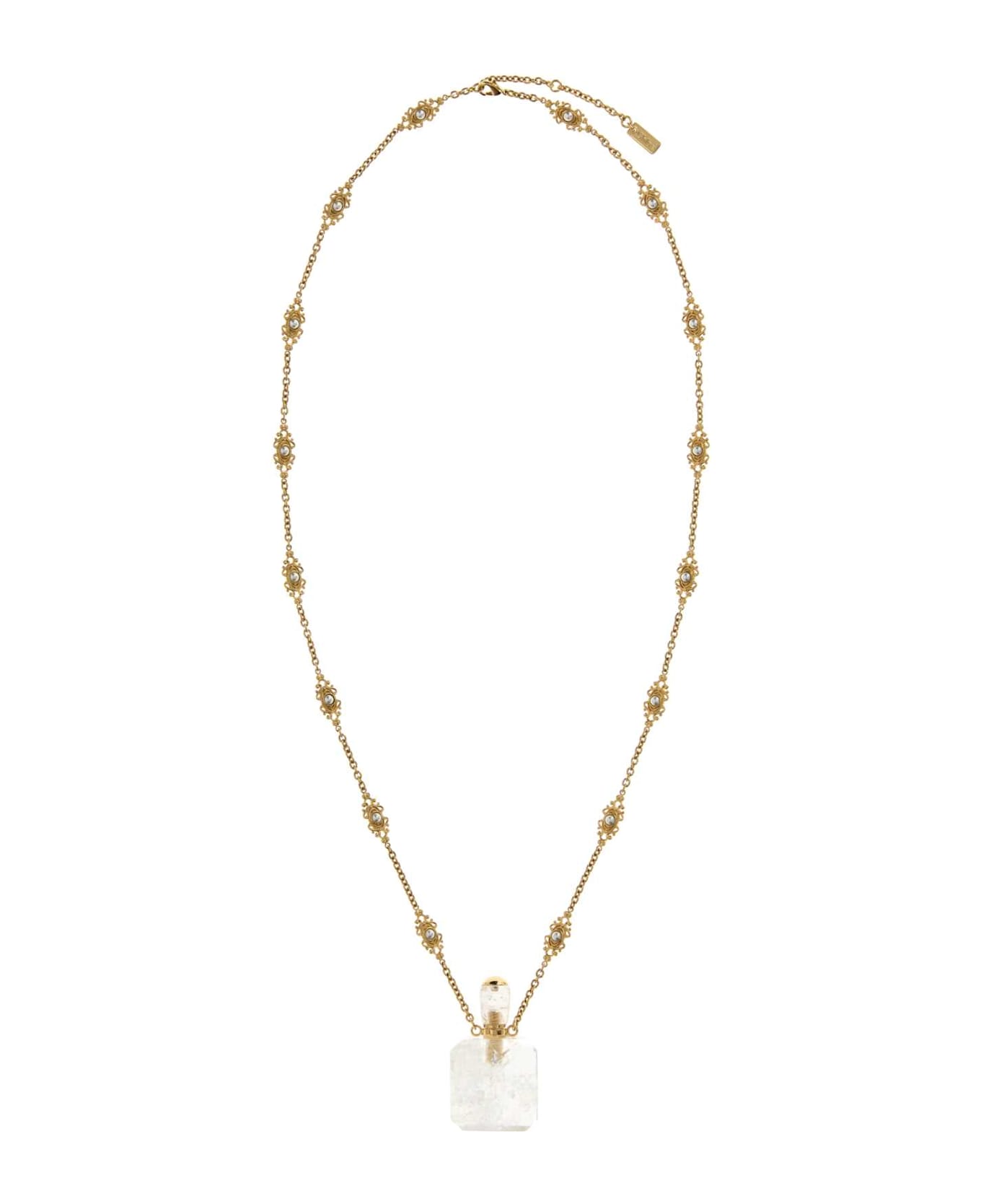 Chloé Gold Metal Chloã¨ Elixir Necklace - CRYSTALWHITE