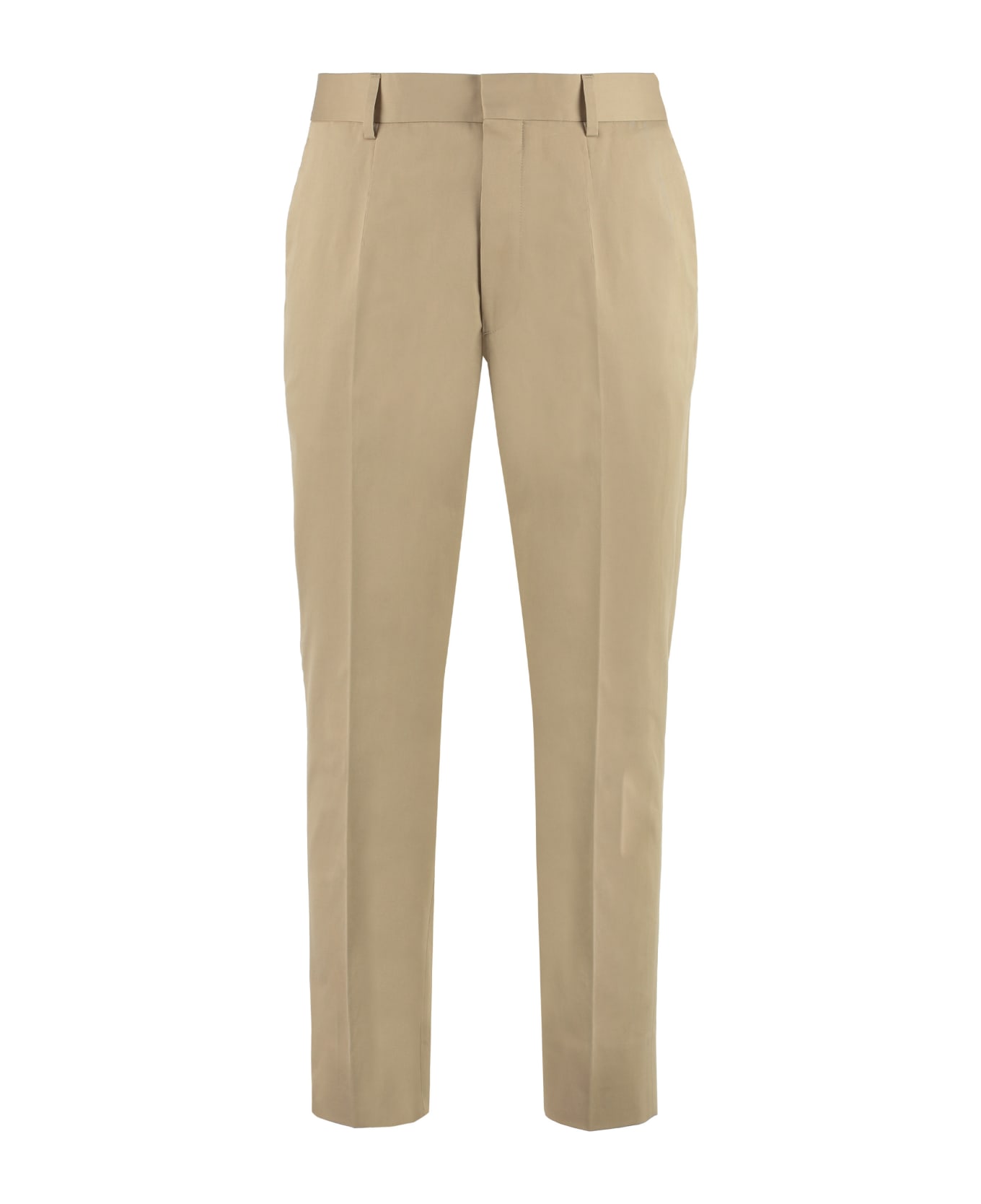 Prada Plain Tailored Trousers - Kaki