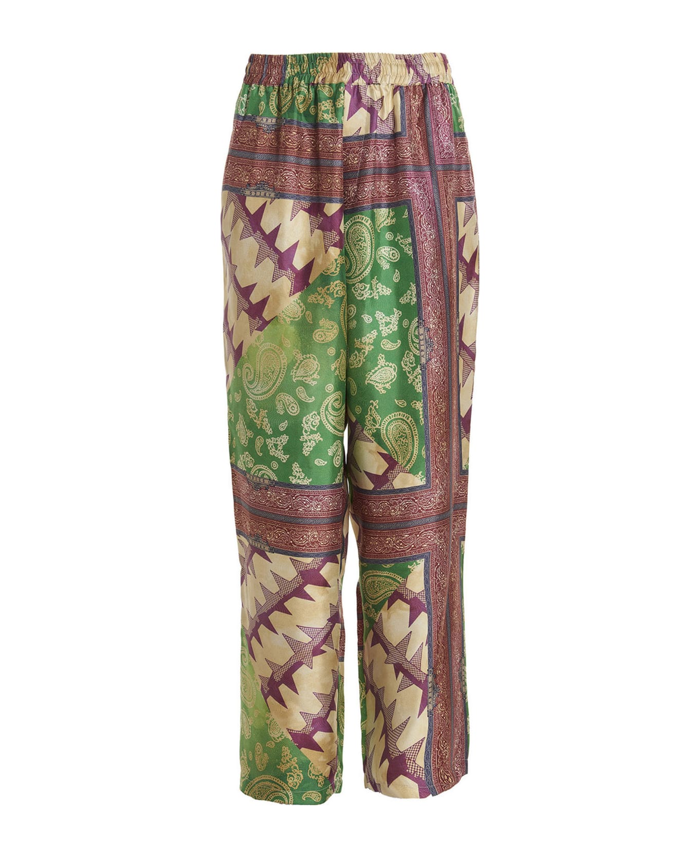 Aries 
scarf Print Sil Slacker
 Pants - MultiColour