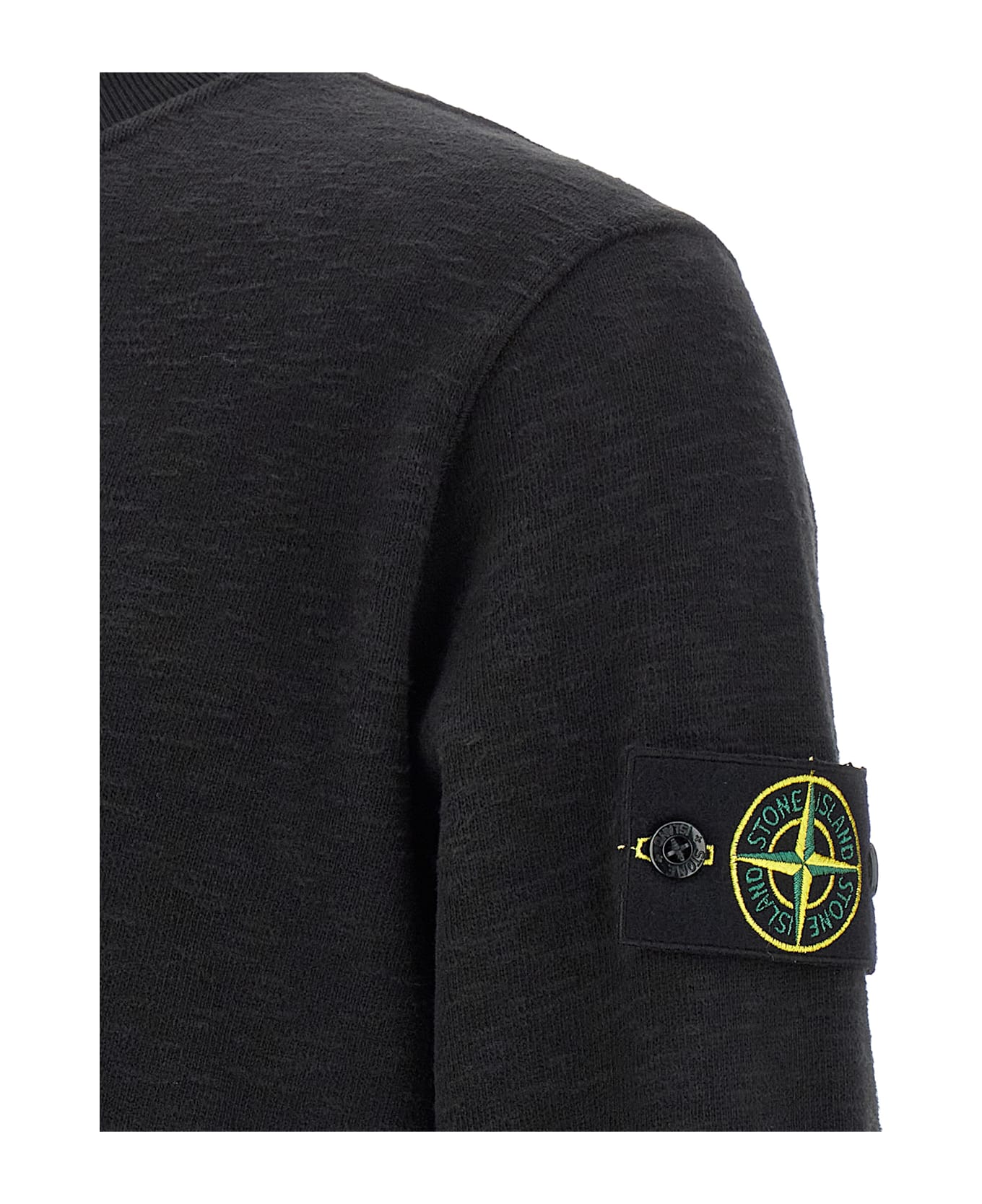 Stone Island Cotton Sweatshirt - Black  