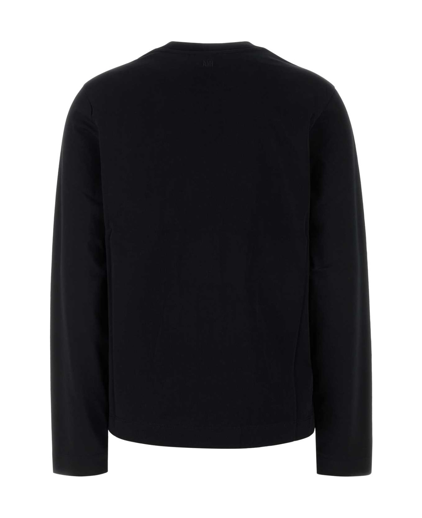 Ami Alexandre Mattiussi Black Cotton T-shirt - Black