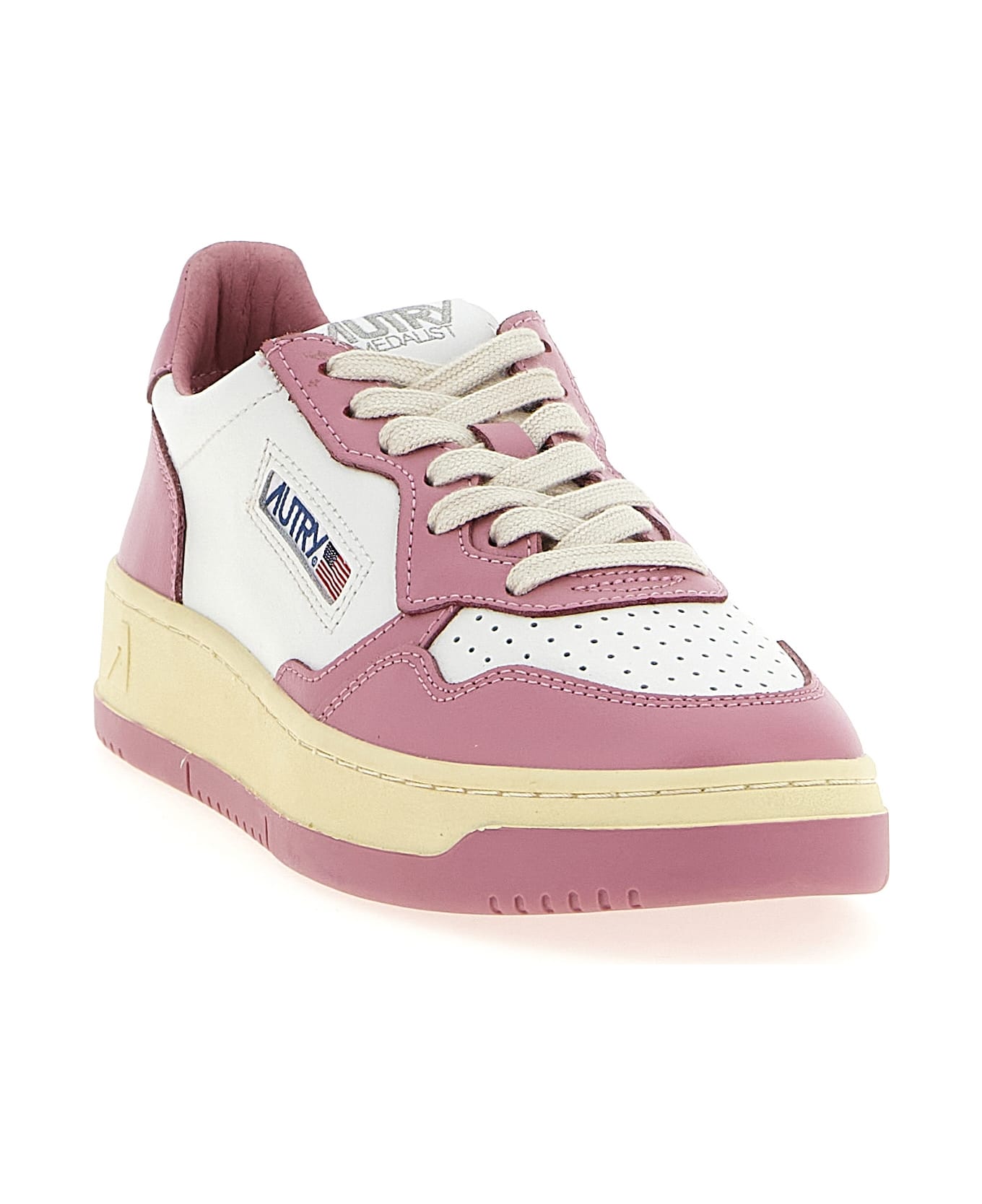 Autry 'medalist Low' Sneakers - Pink