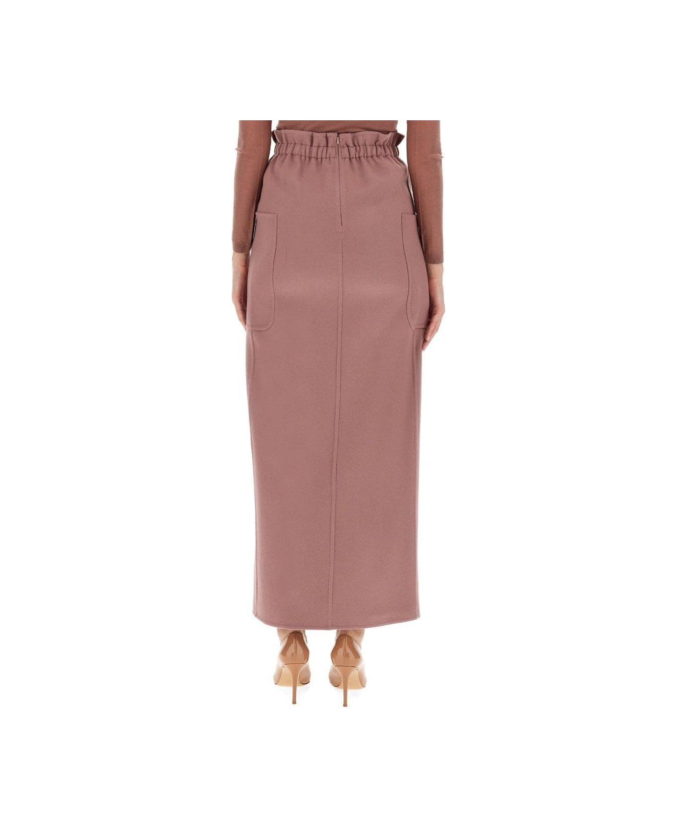 Max Mara High-waisted Ruched Skirt - ROSA スカート