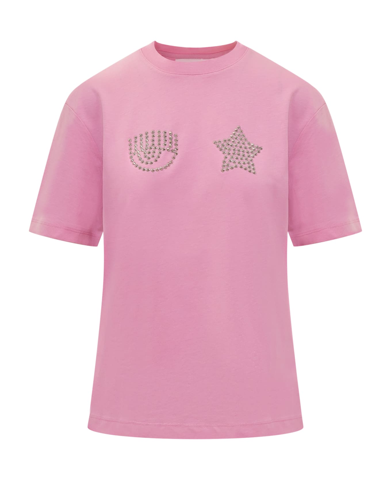 Chiara Ferragni Eye Star T-shirt - FUCHSIA PINK Tシャツ