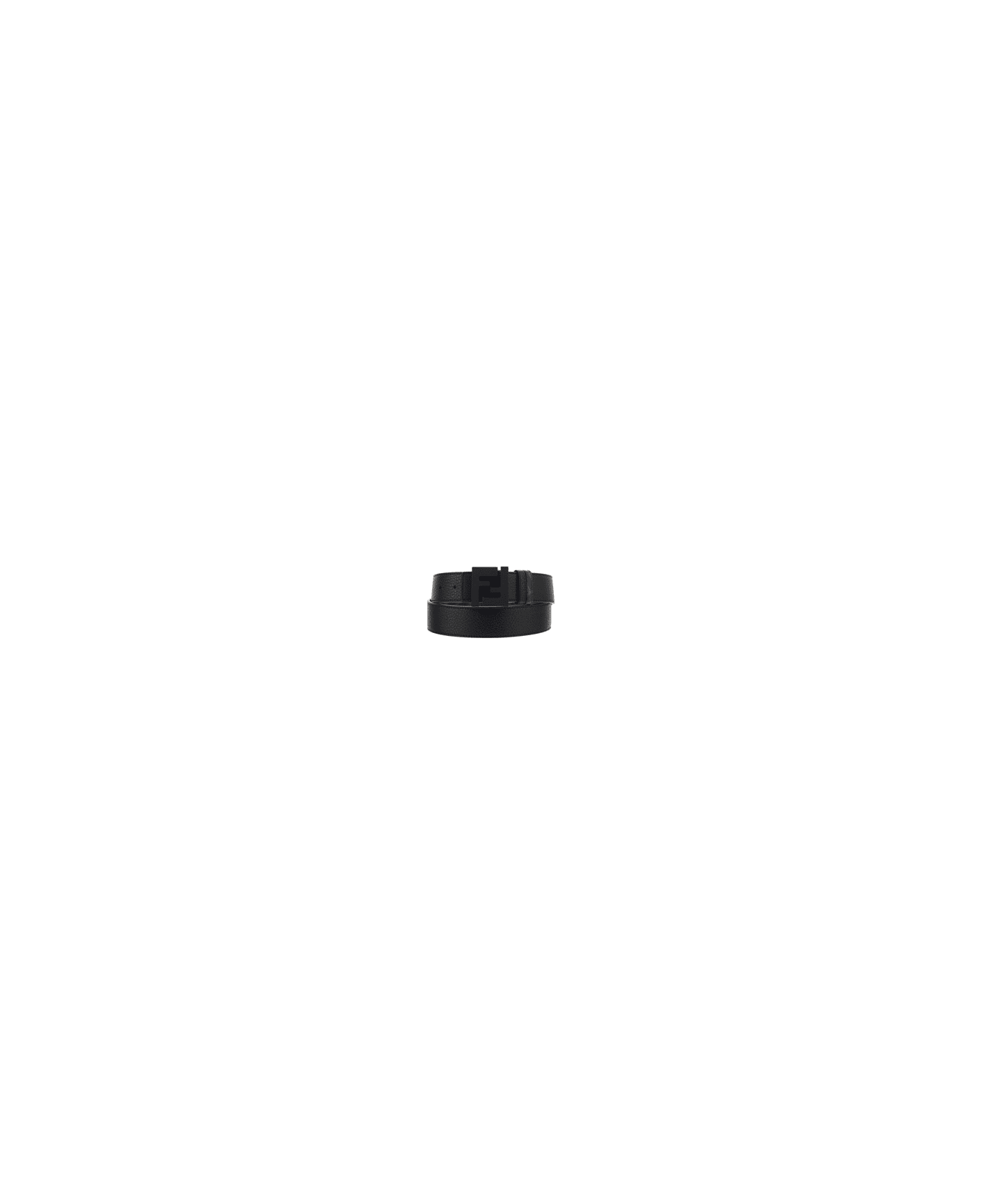 Fendi Calfskin Belt - Black