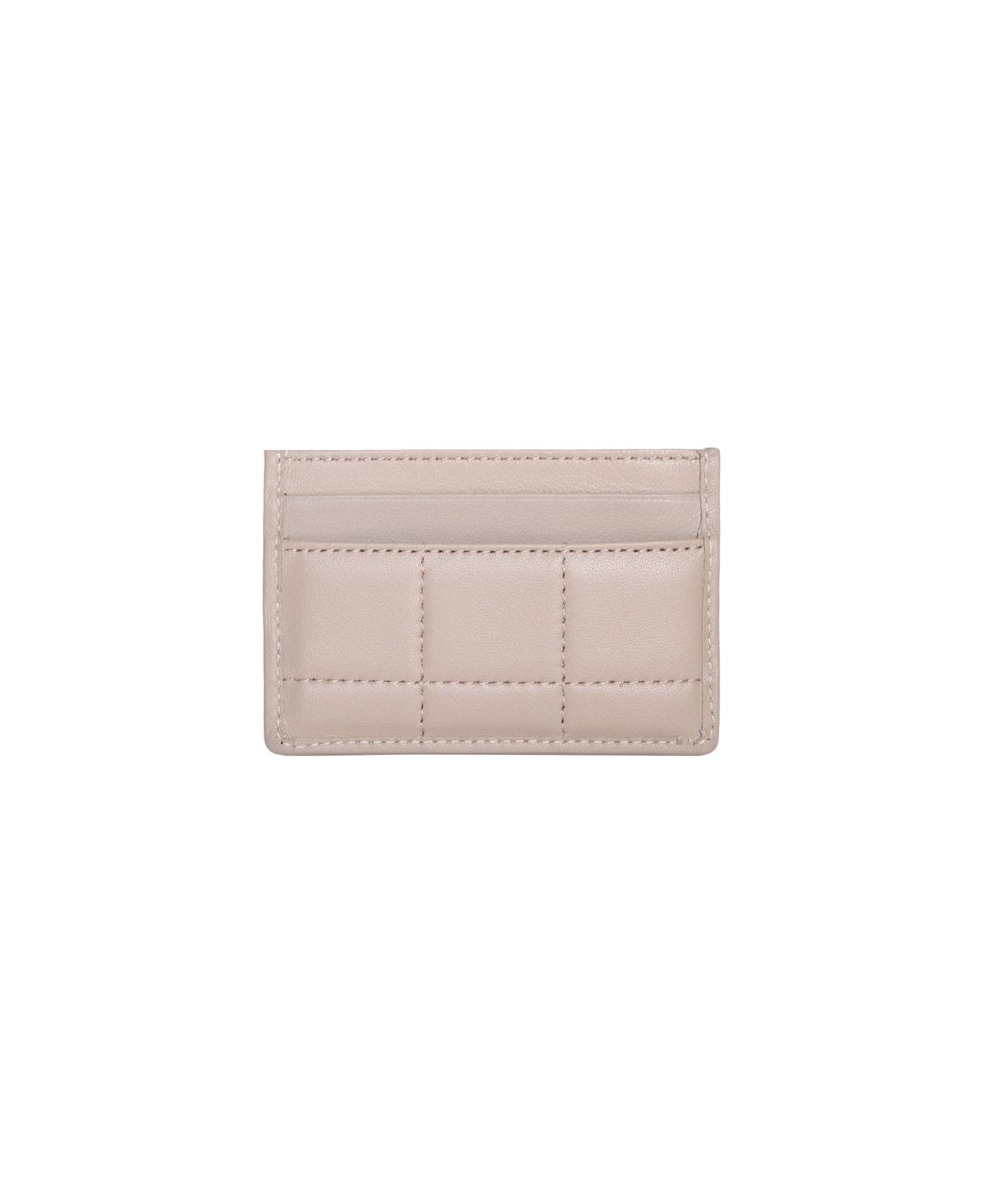 Dsquared2 Logo-plaque Quilted Card Holder - Beige+or