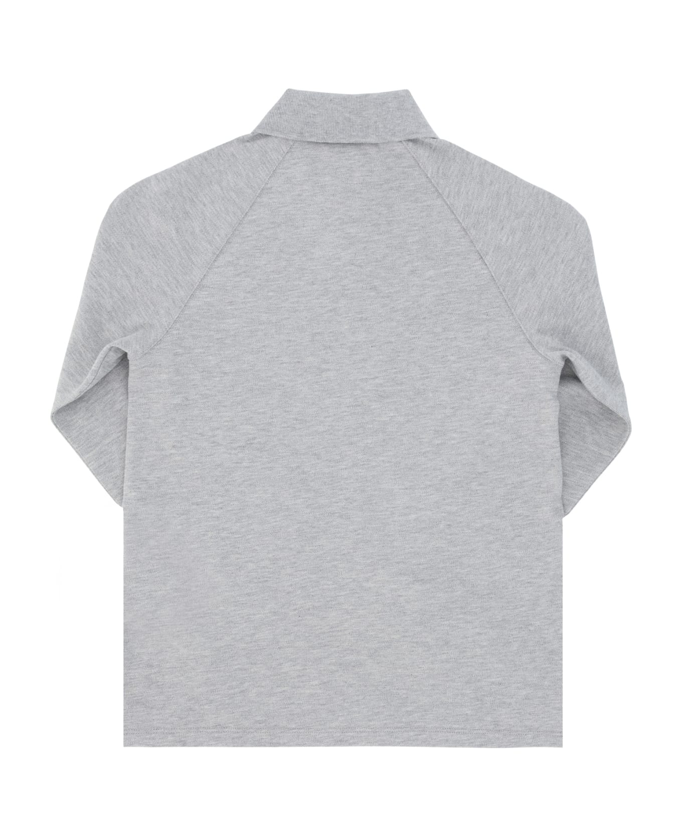 Gucci Polo Shirt For Boy - Light Grey Mel