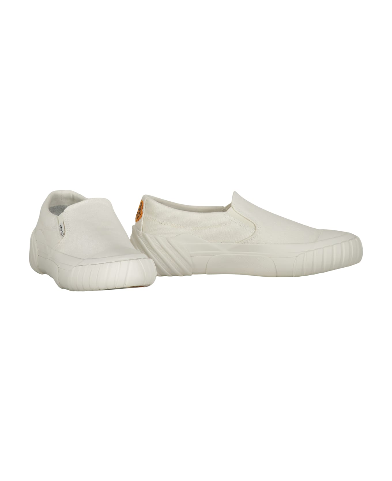 Kenzo Canvas Slip-on Sneakers - White
