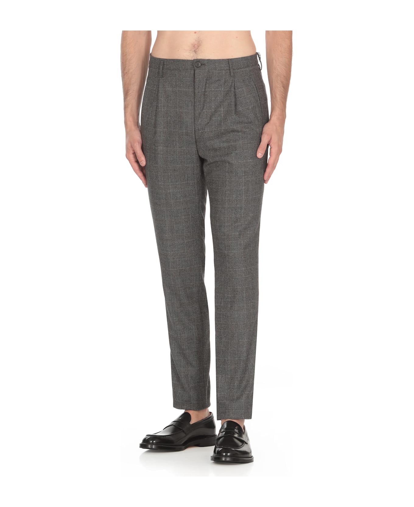 Incotex Virgin Wool Pants - Grey