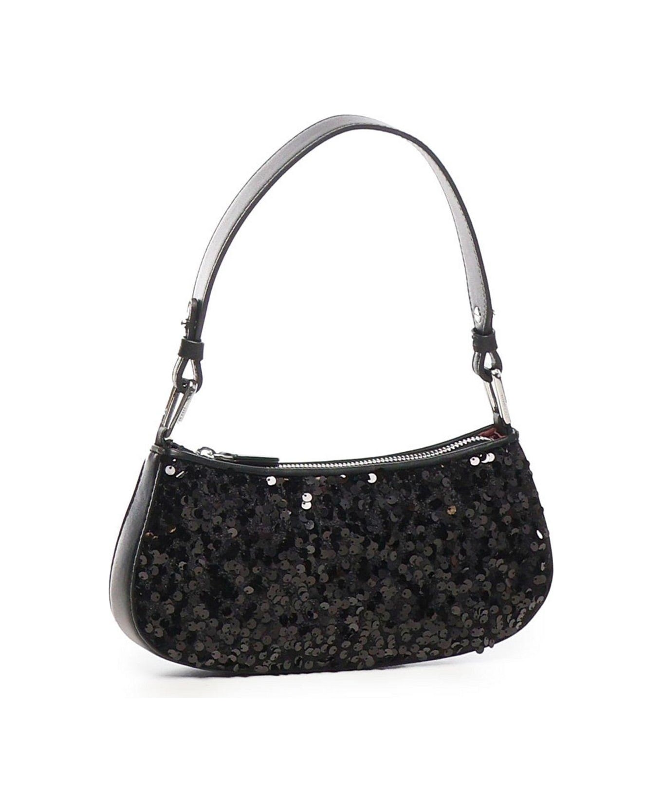 Coccinelle Merveille Sequin Embellished Tote Bag - Black