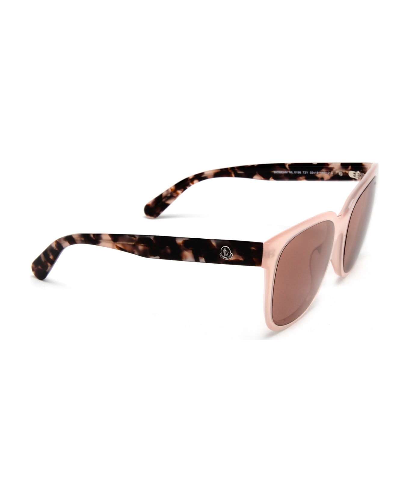 Moncler Eyewear Ml0198 Shiny Pink Sunglasses - Shiny Pink