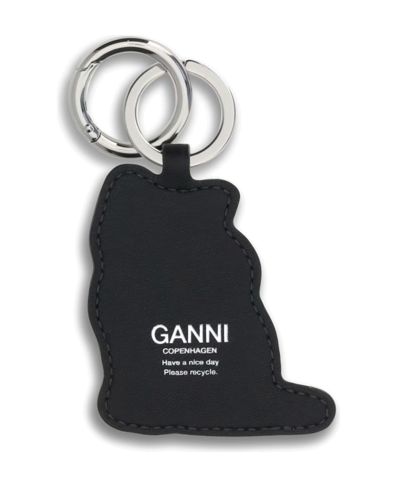 Ganni Kitty Keyring