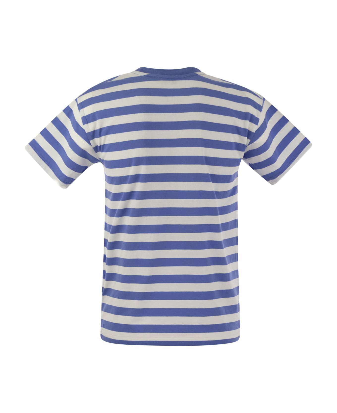 Ralph Lauren Polo Bear Striped Cotton T-shirt - Blue