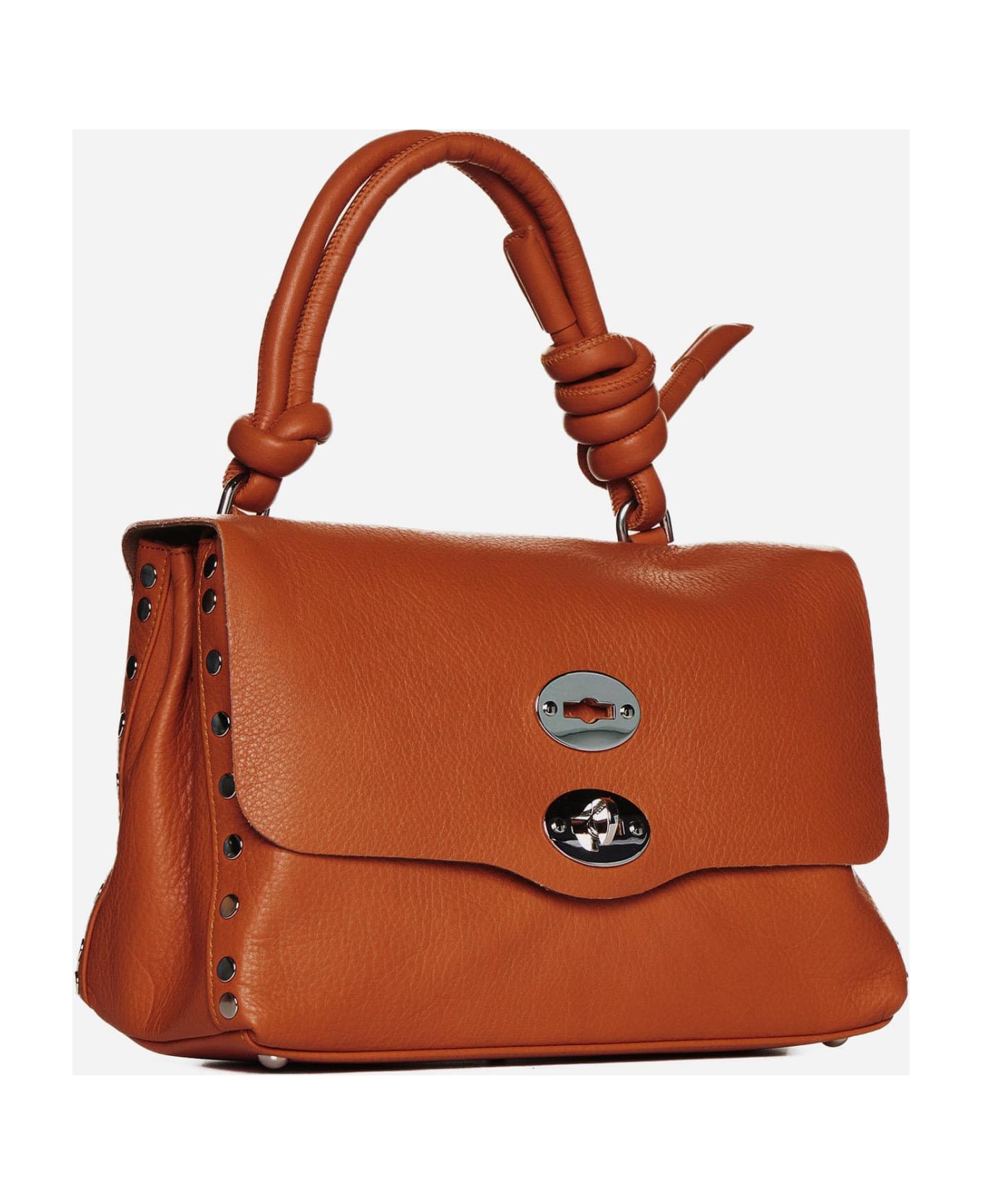 Zanellato Postina Cortina S Leather Bag - Orange