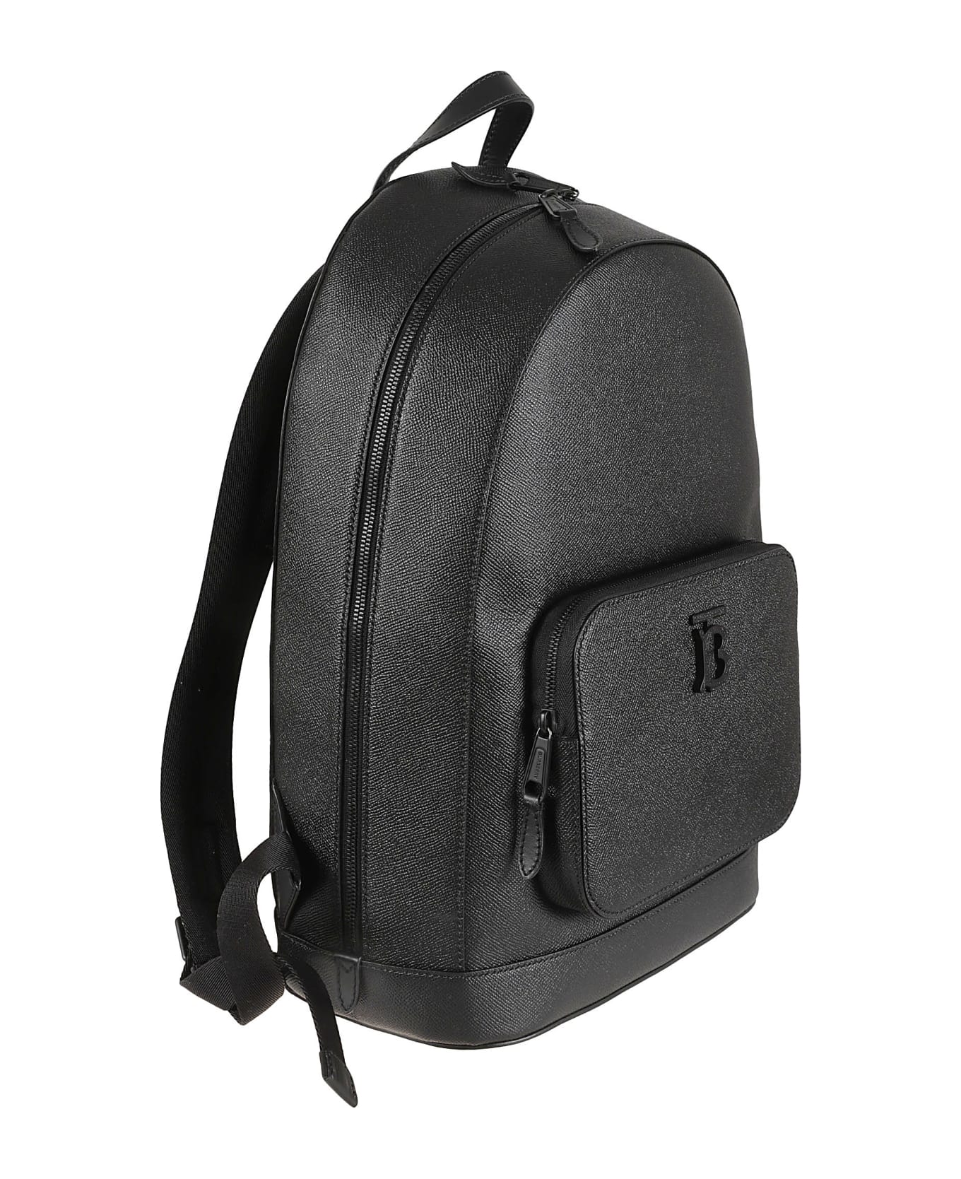 Burberry Logo Backpack - Black