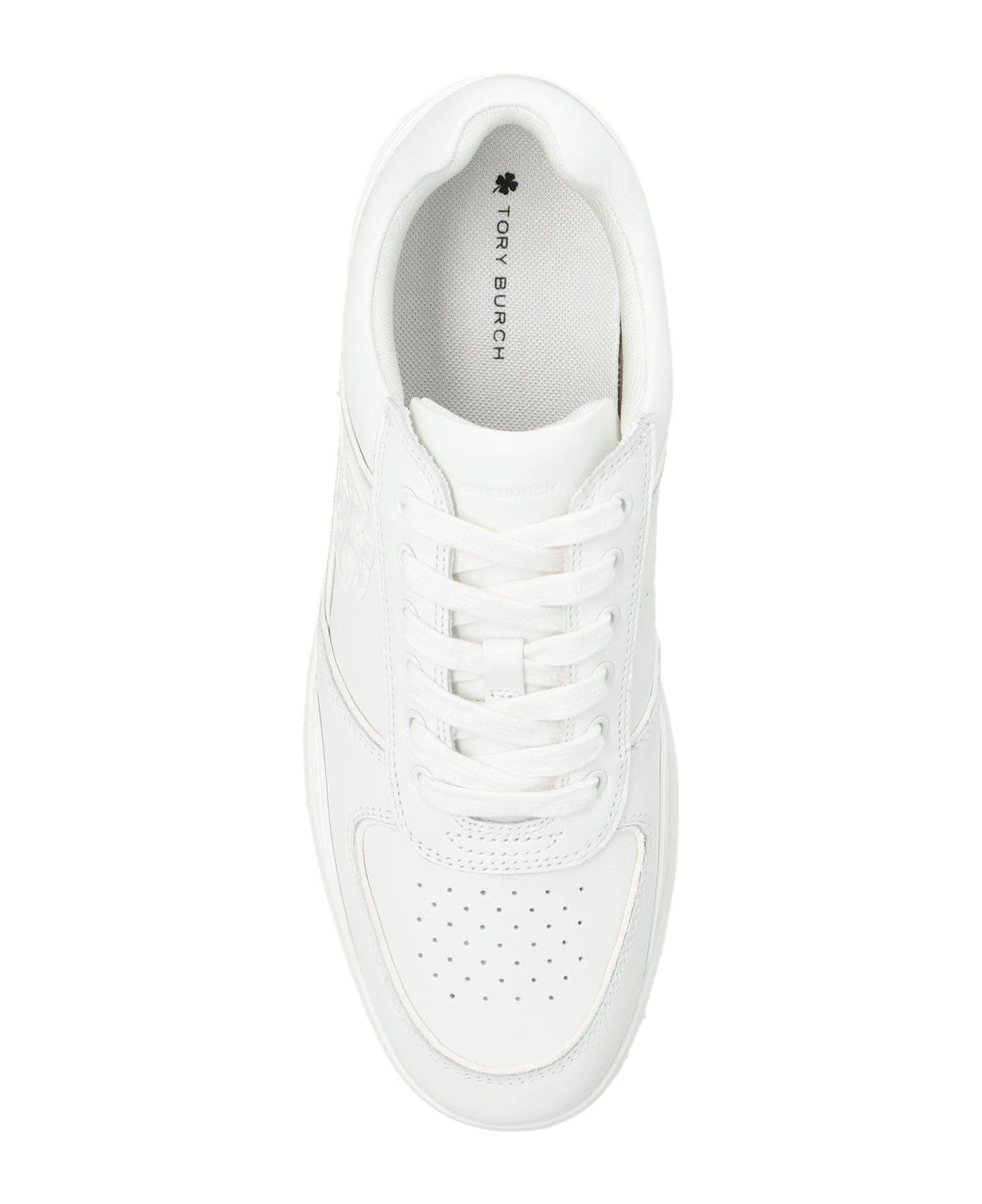 Tory Burch Clover Logo-patch Low-top Sneakers