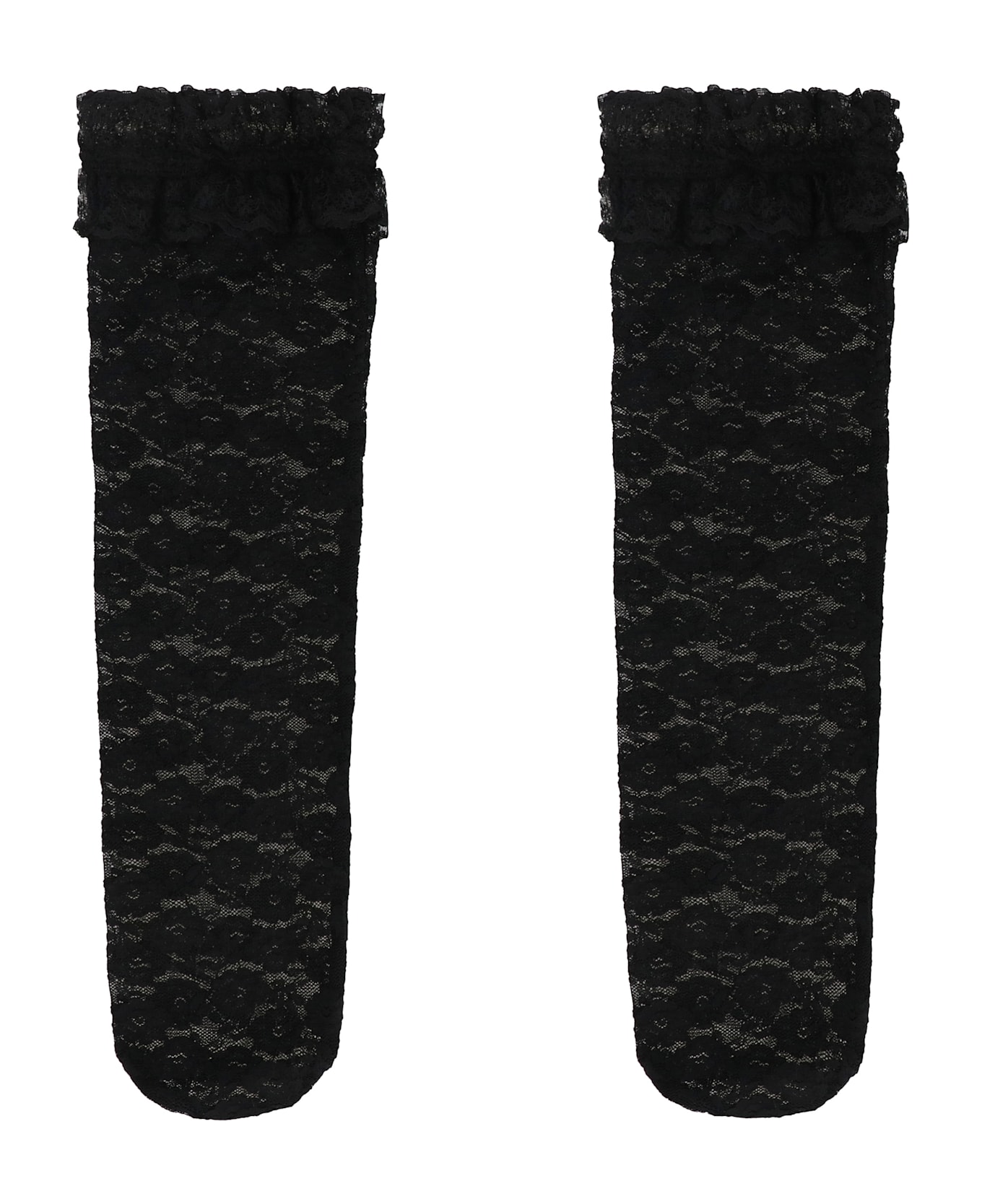 self-portrait X Christopher Kane - Lace Socks - black