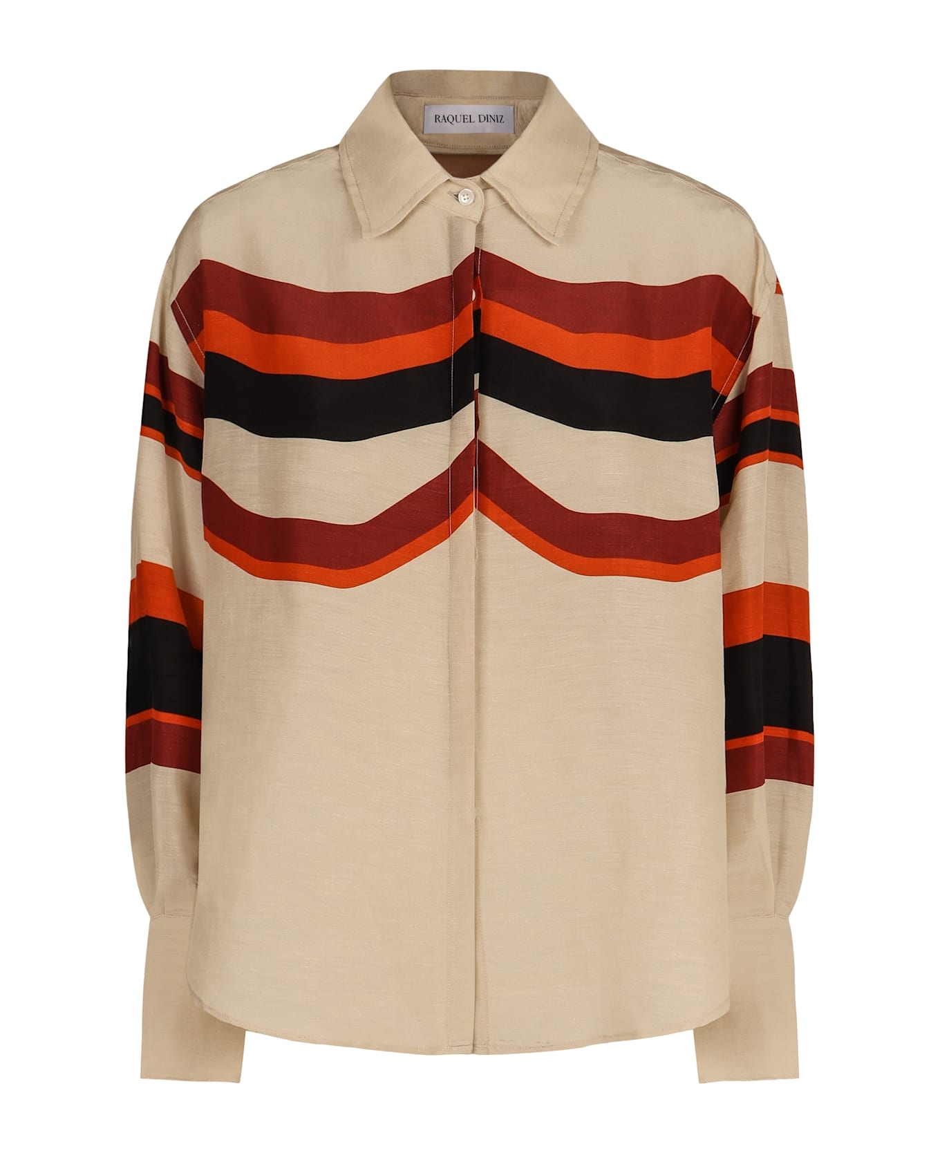 Raquel Diniz Viscose Shirt - Beige