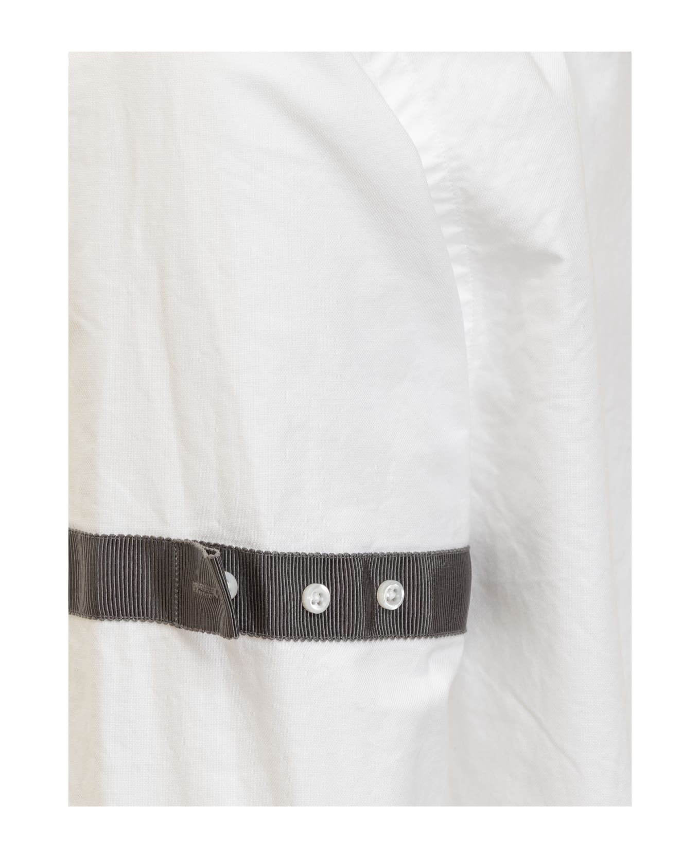 Thom Browne Bar Shirt - WHITE