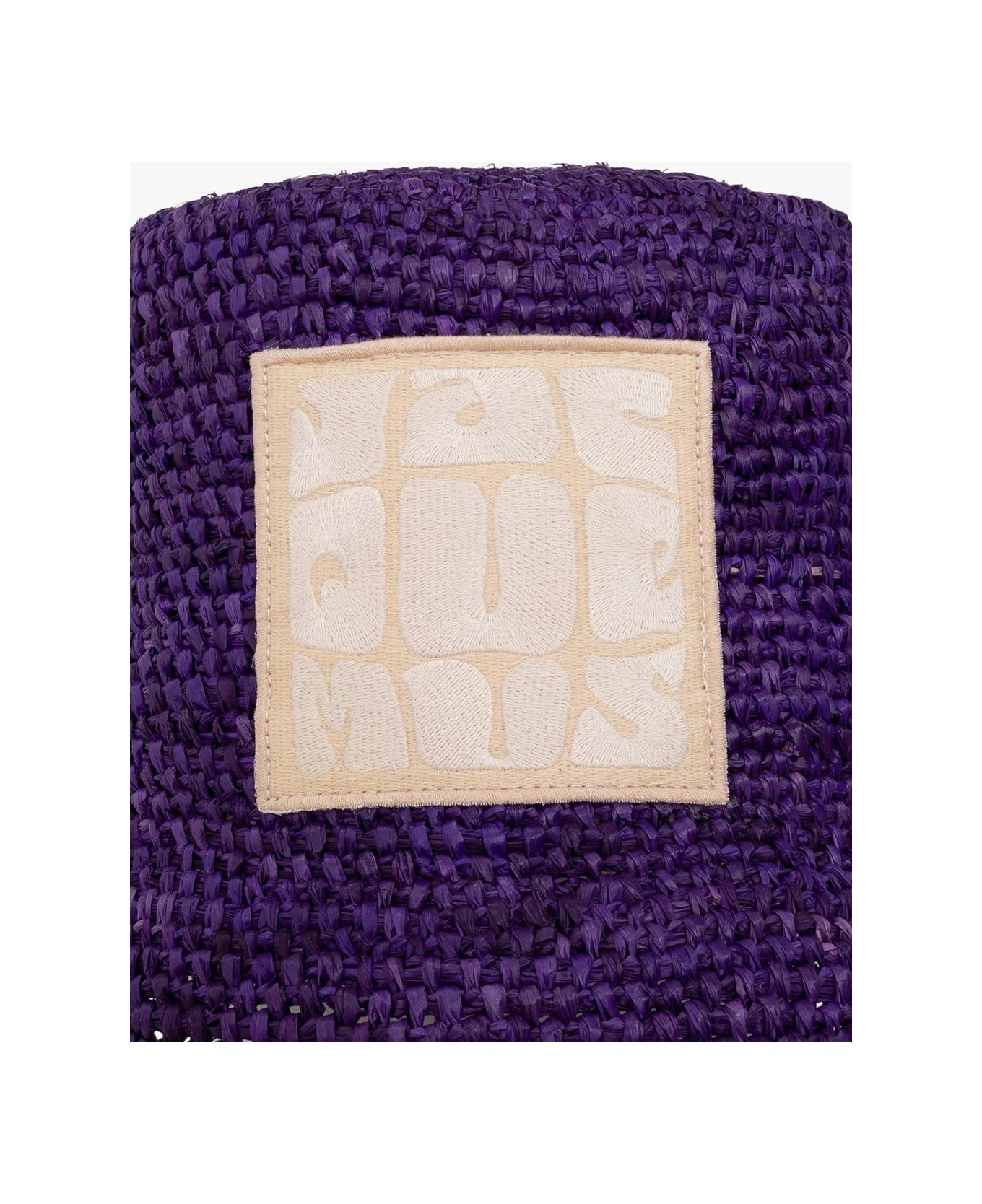 Jacquemus Le Bob Ficiu Bucket Hat - Purple