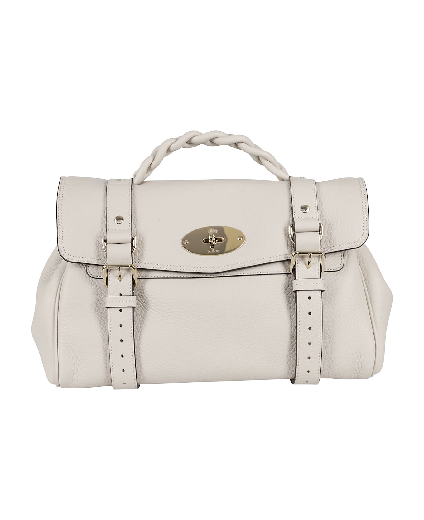 Mulberry Alexa Heavy Grain - Chalk