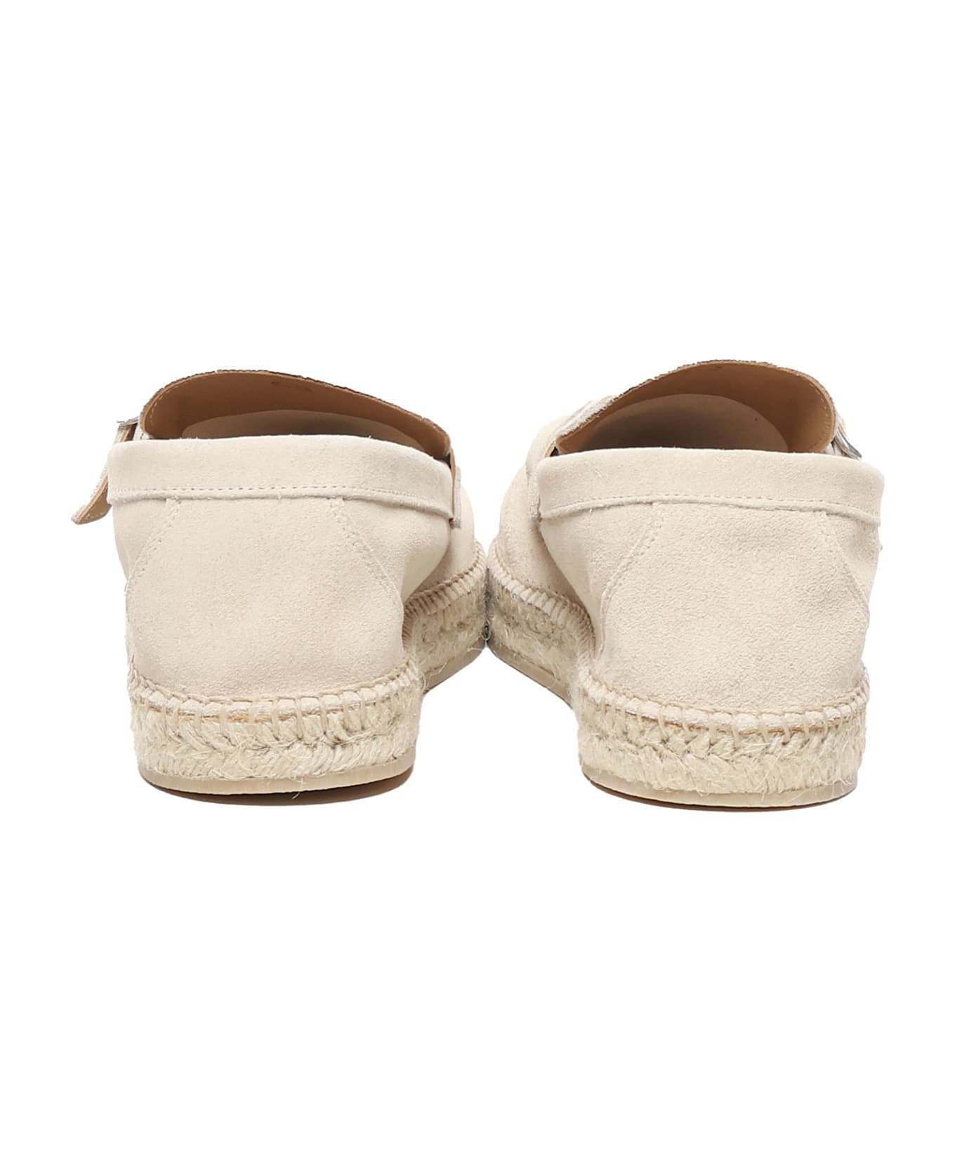 Eleventy Espadrillas With Buckles - Beige