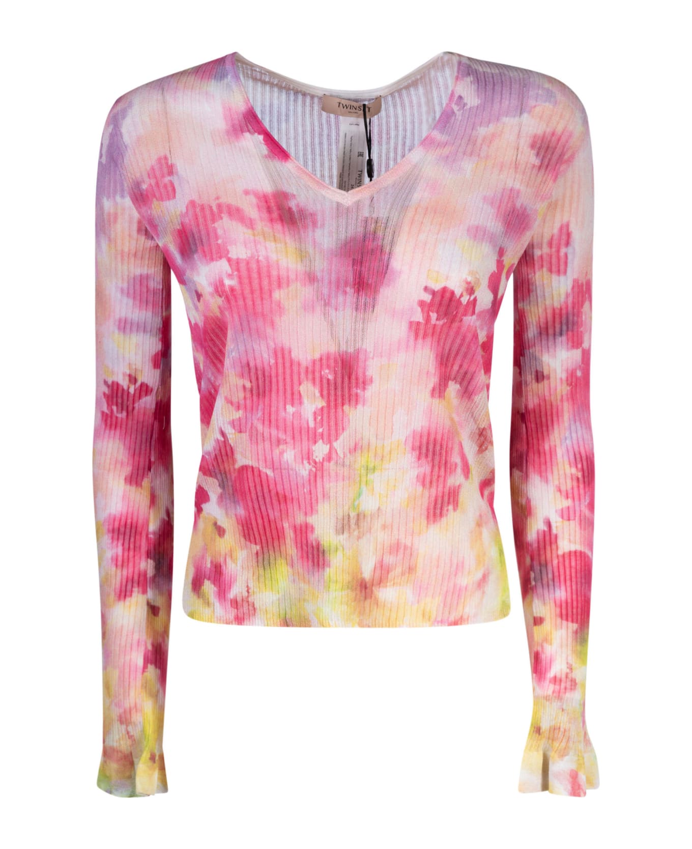 TwinSet Ruffle Sweater - Multicolor