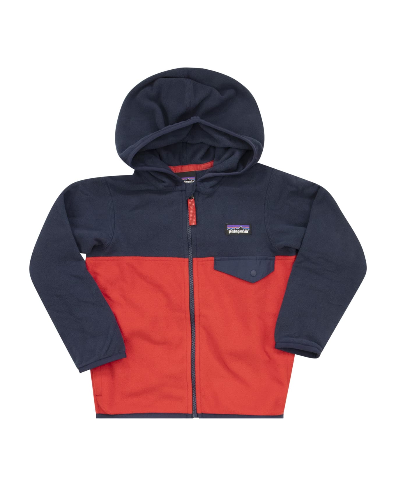 Patagonia Fleece Jacket - Blue/red コート＆ジャケット