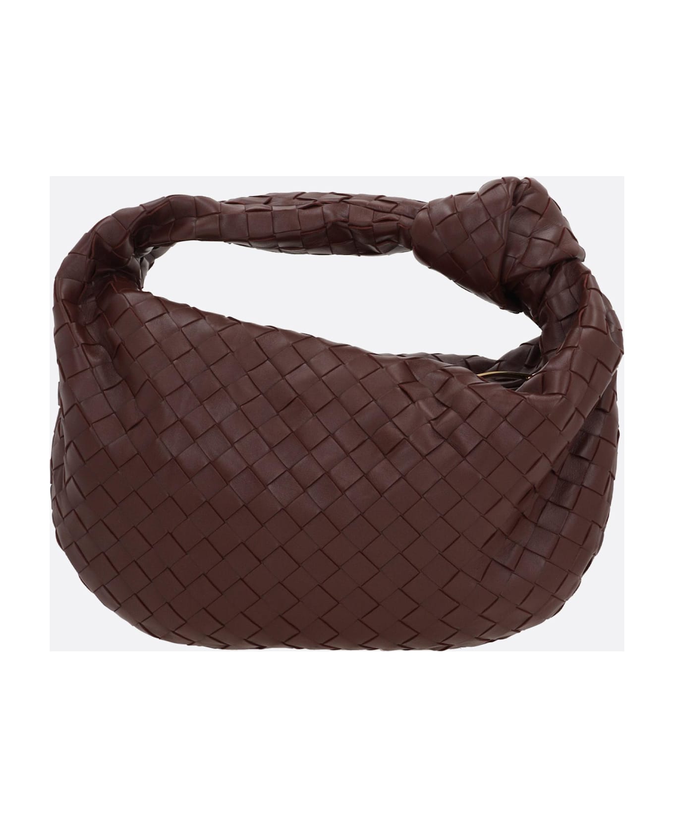 Bottega Veneta Jodie Teen Handbag In Intrecciato Nappa - BROWN
