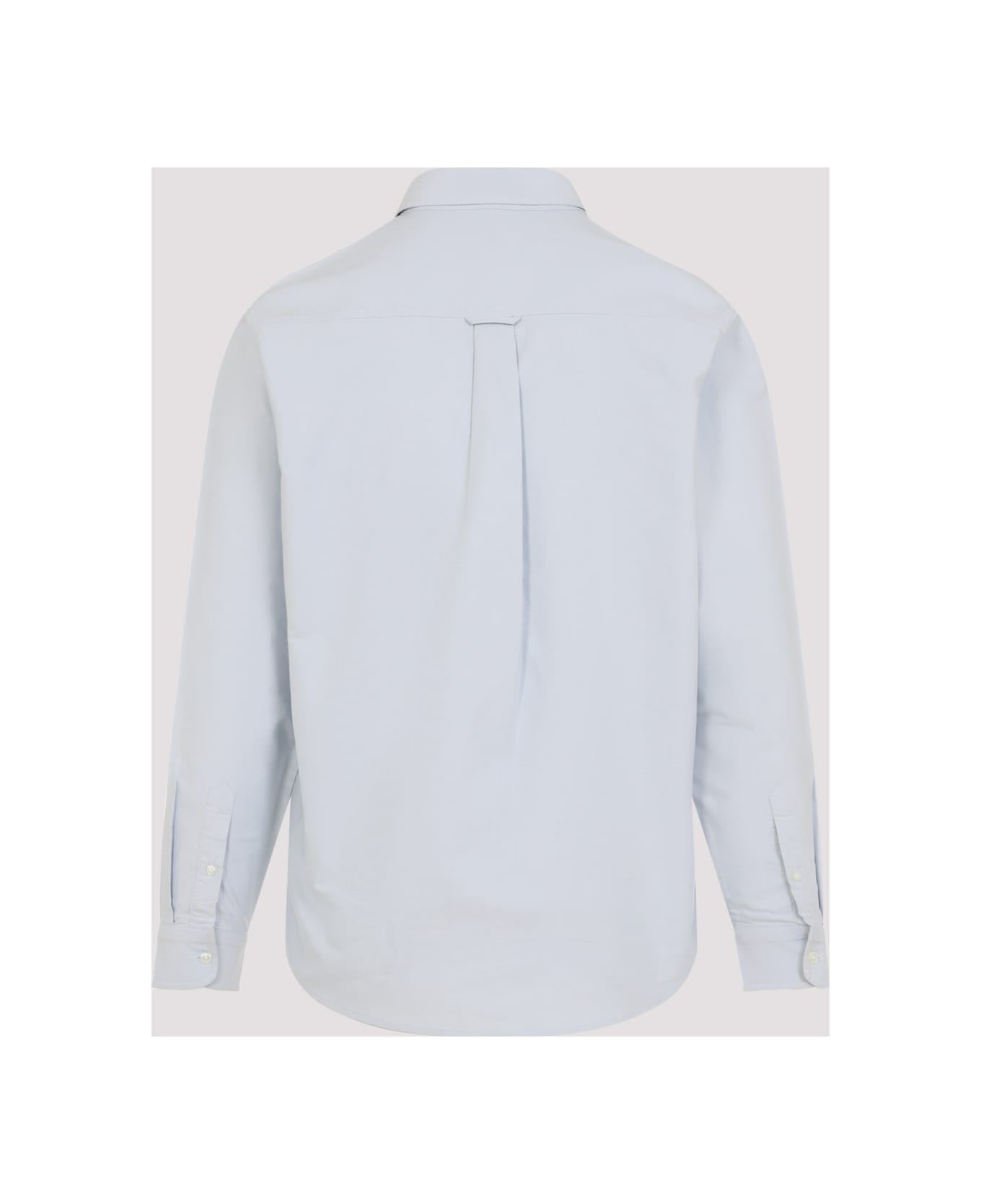 Carhartt Ls C-logo Shirt - Lxx Blue Fog / White