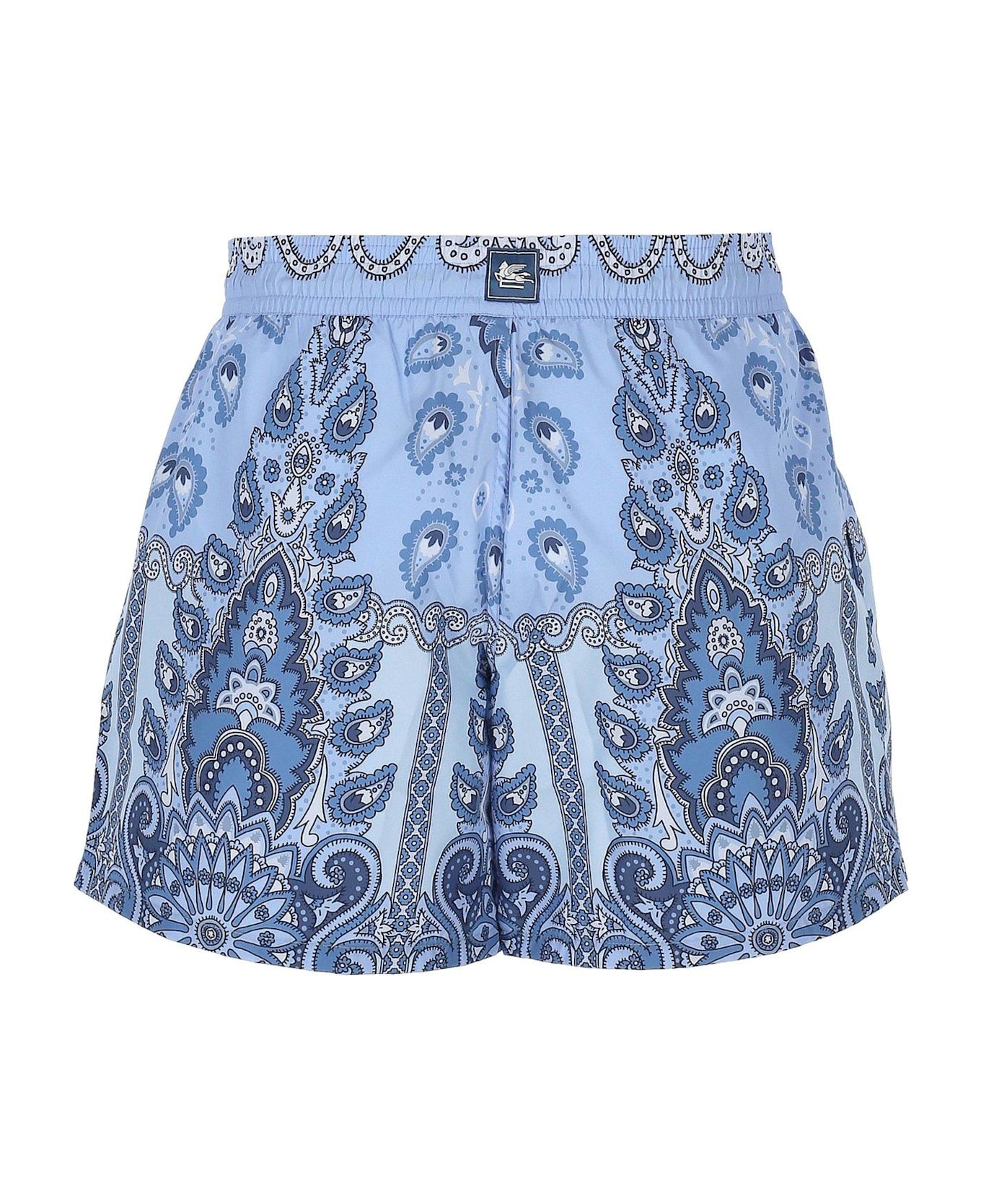 Etro Printed Polyester Swimming Shorts - MULTICOLOR