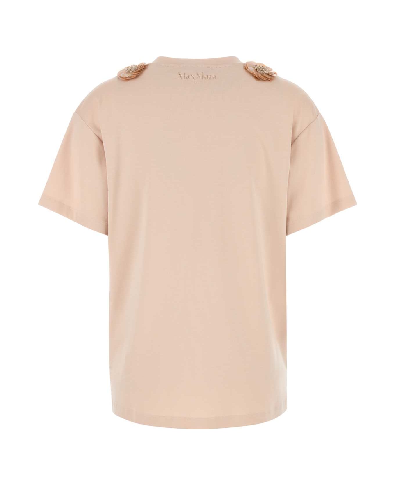 Max Mara Studio Pastel Pink Jersey Gennaio T-shirt - NUDE