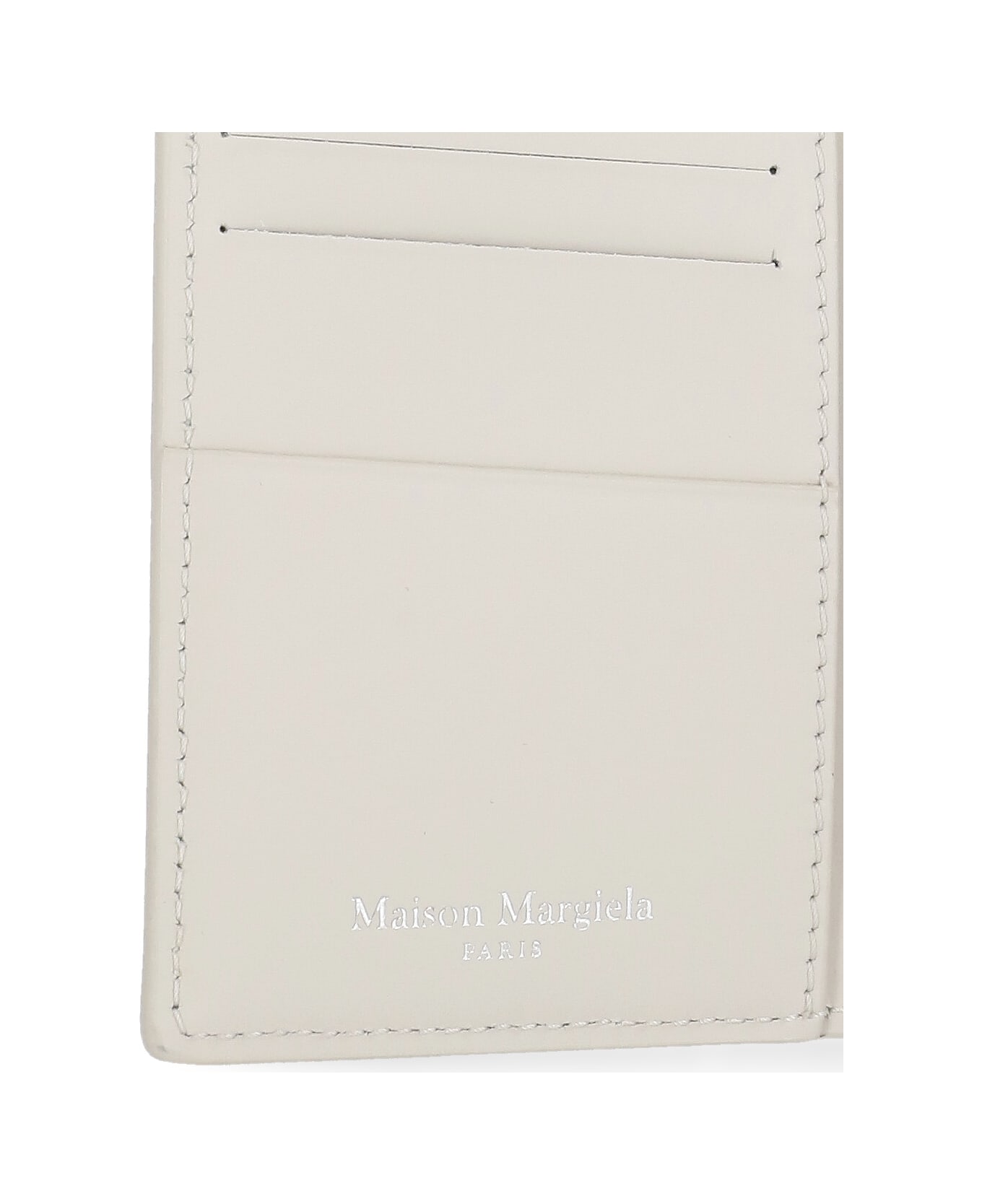 Maison Margiela Bi-fold Card Holder - Ivory