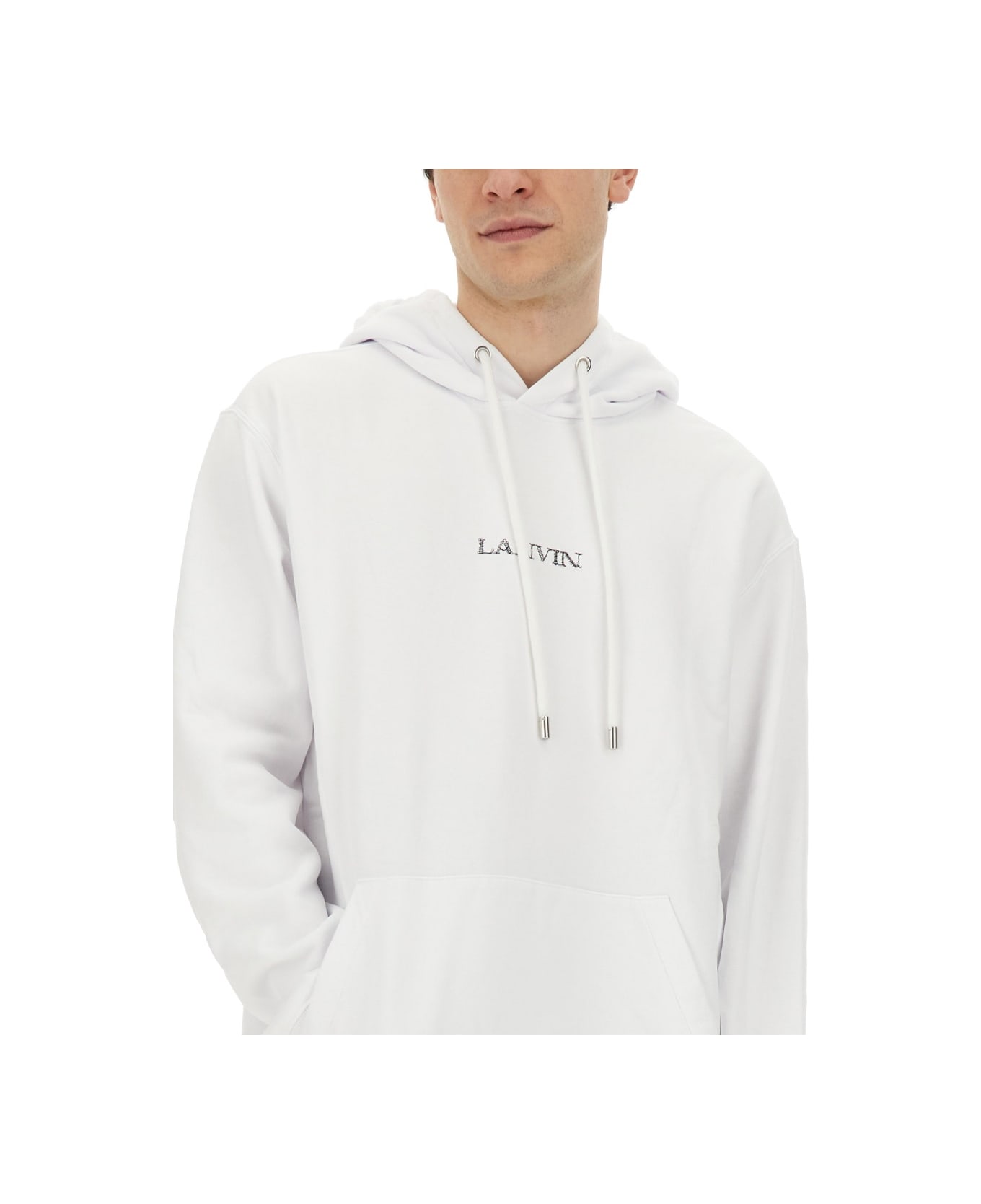 Lanvin Sweatshirt With Logo - WHITE