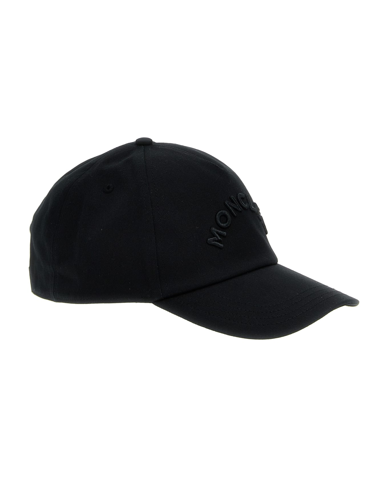 Moncler Logo Cap - Black
