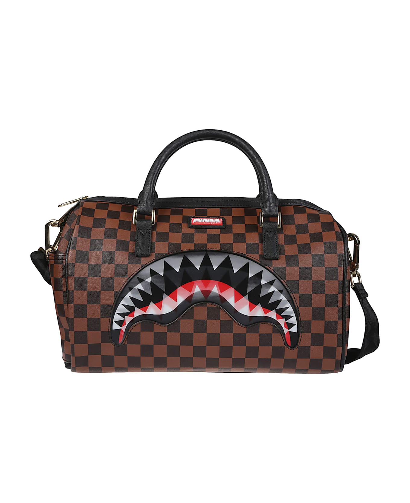 Sprayground Sip Lenticular Chomp Mini Duffle - Marrone