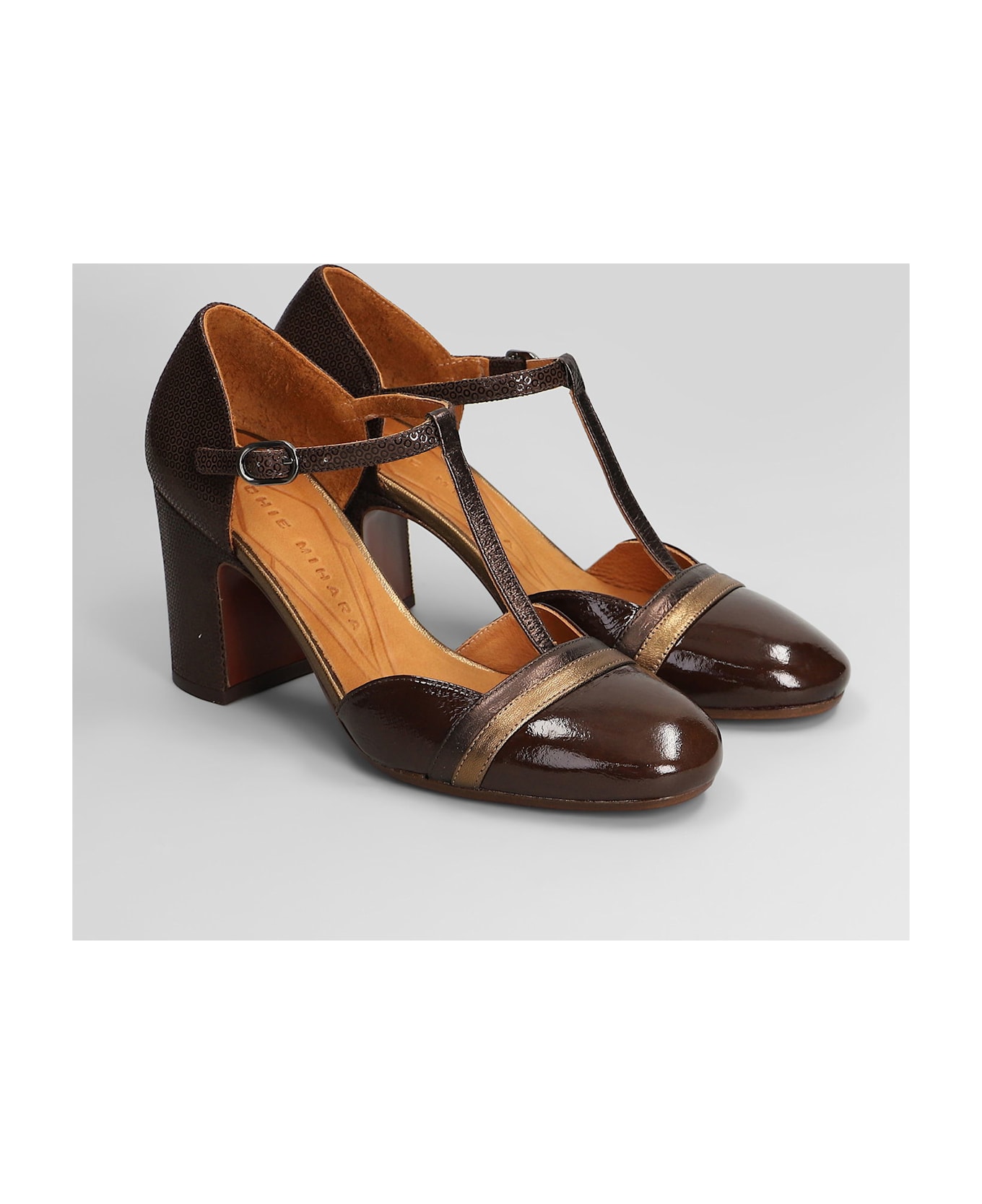 Chie Mihara Miver Pumps In Brown Leather - brown