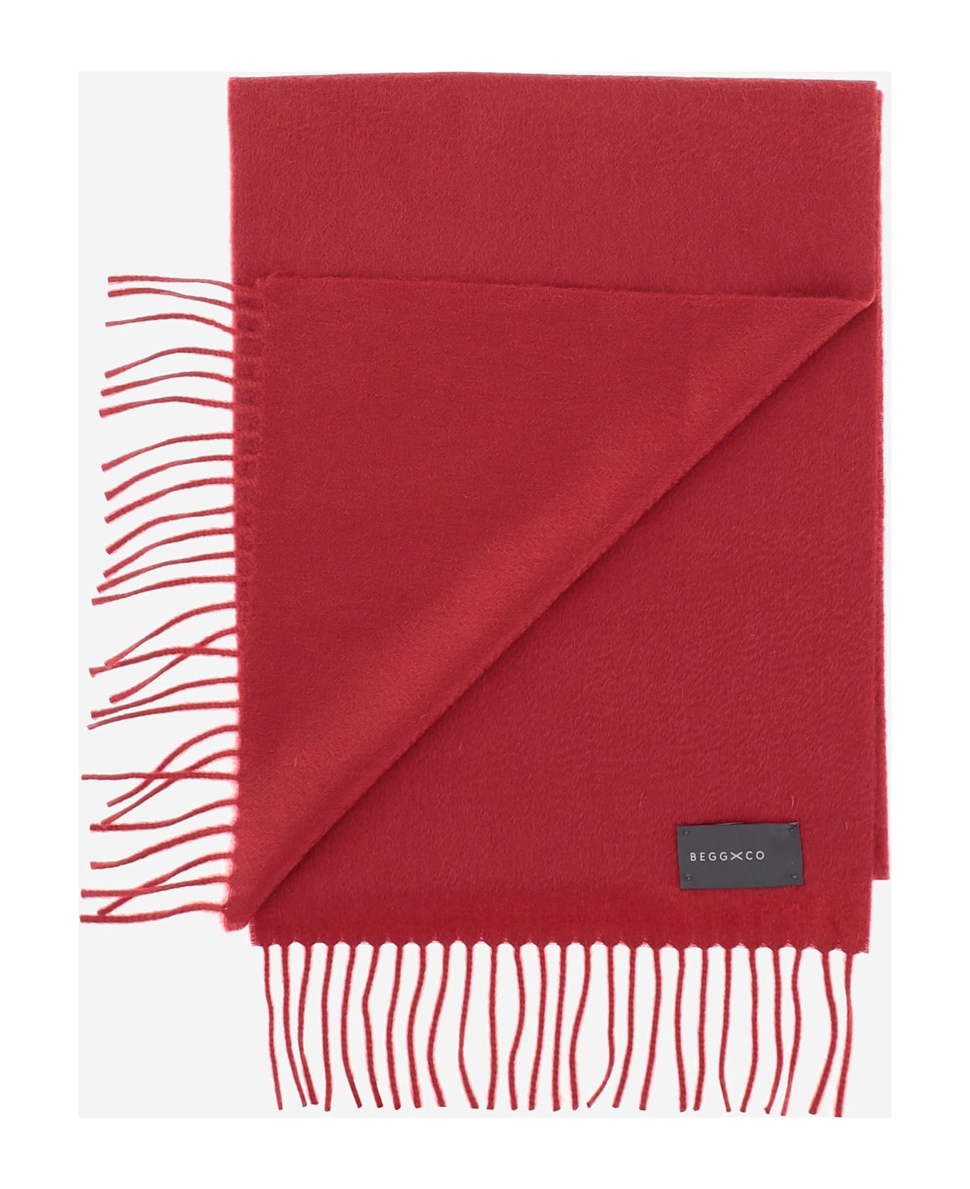 Alex Begg Cashmere Scarf - Red