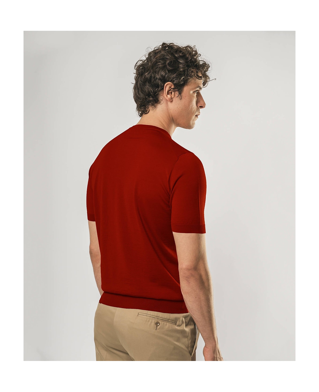 Larusmiani Crewneck Roquebrune T-Shirt - Red