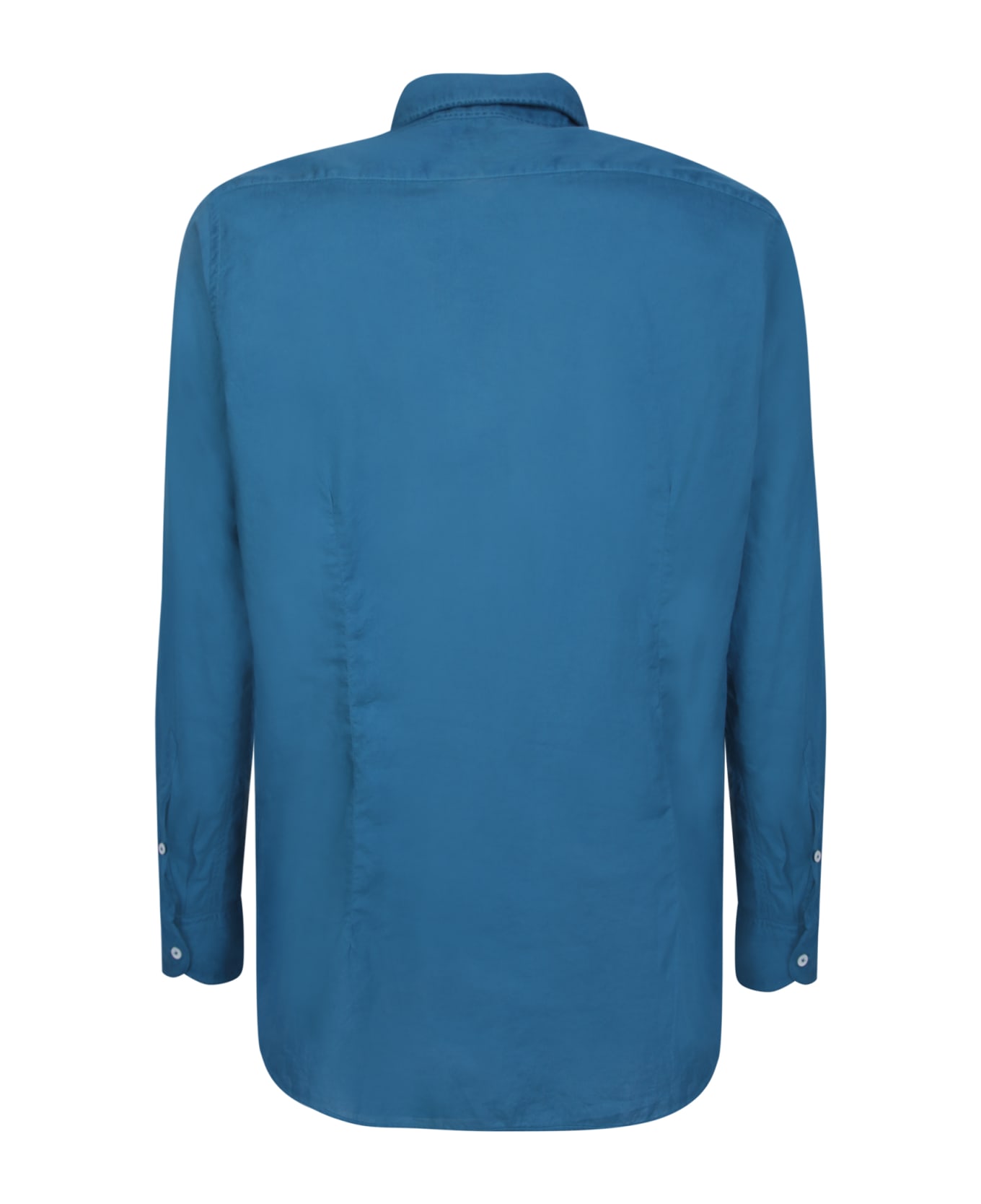 Lardini Teal Long-sleeved Shirt - Blue シャツ
