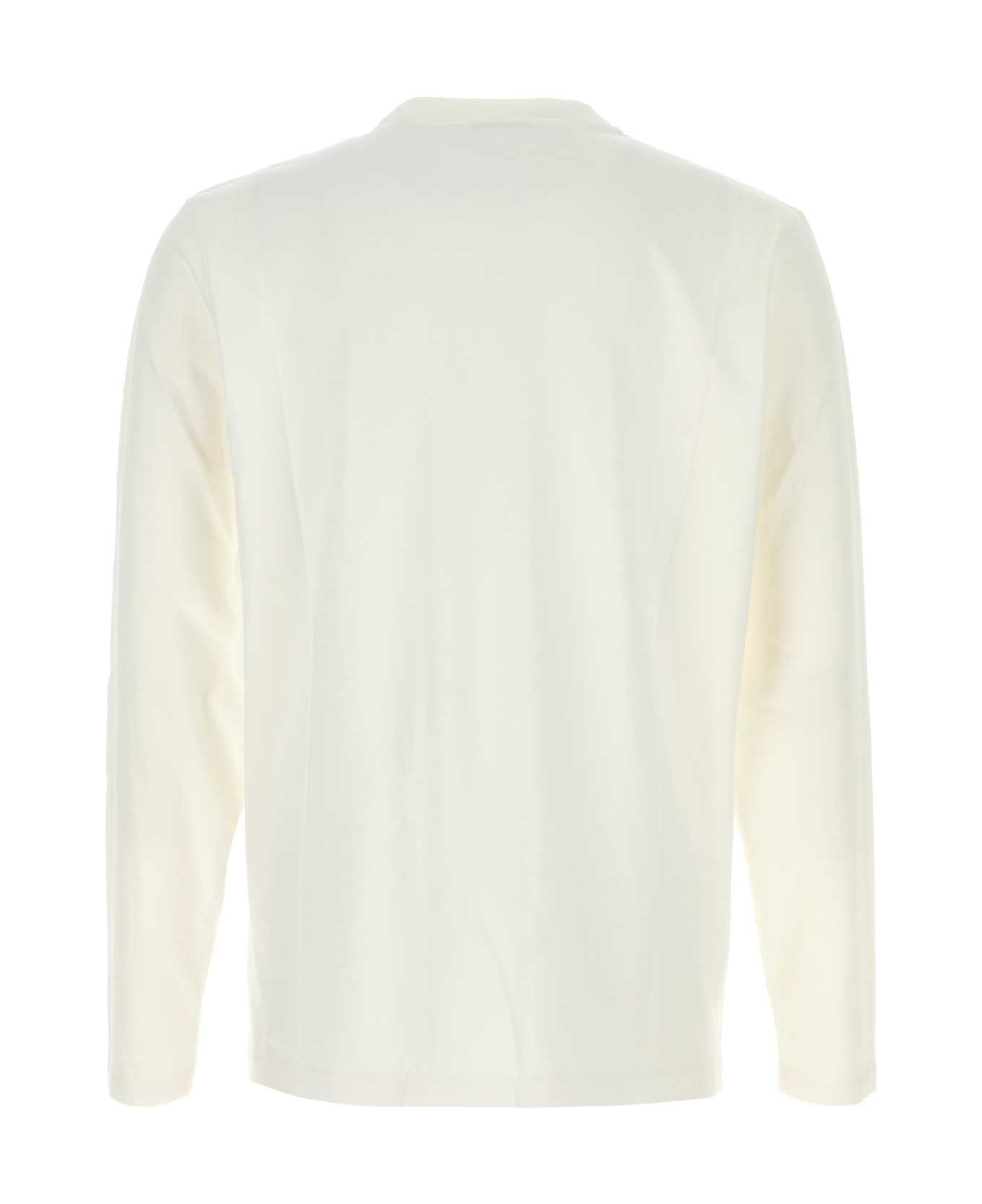 Autry White Cotton T-shirt - A6JW