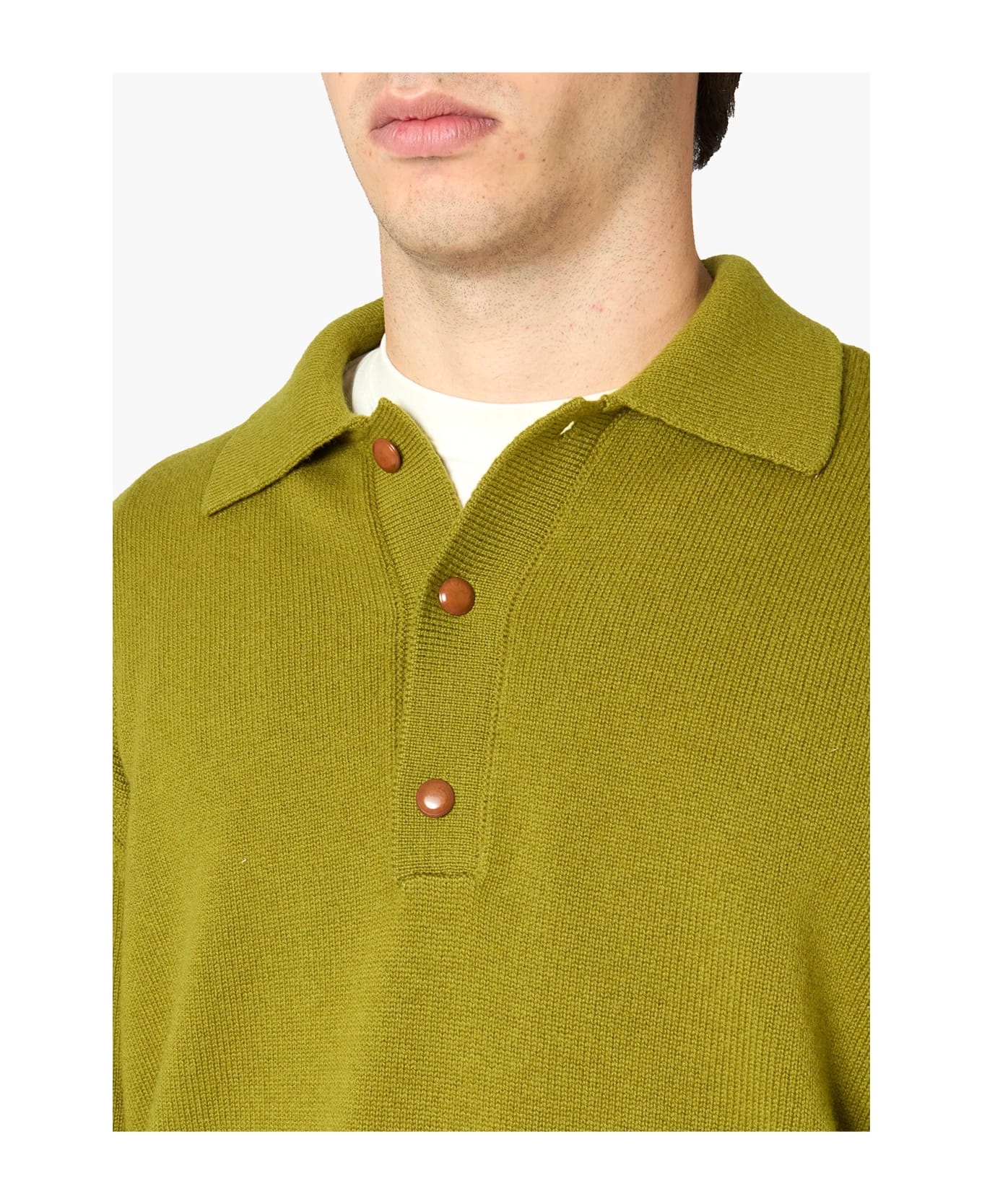 doppiaa Aashton Wool And Cashmere Polo Sweater