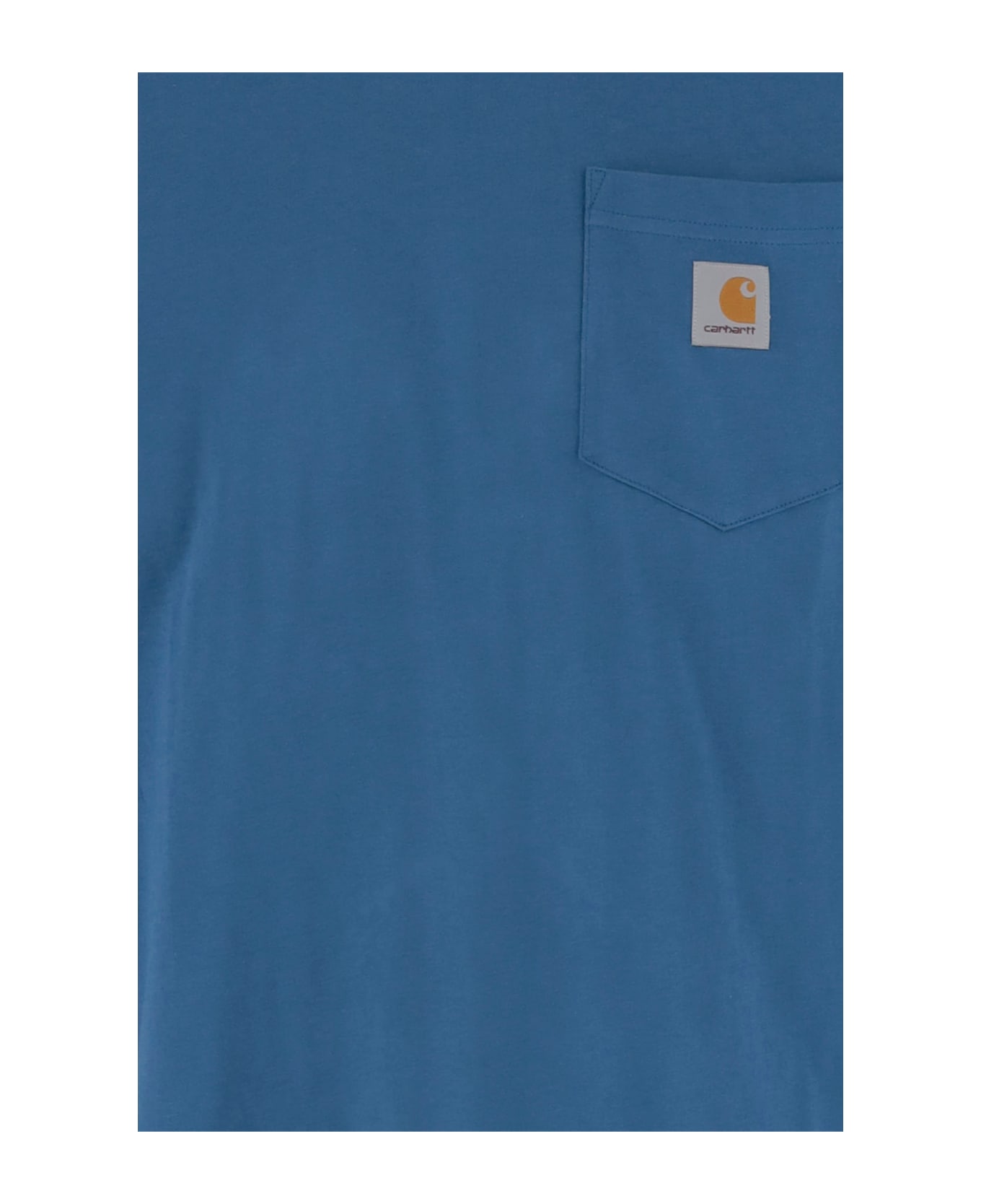 Carhartt T-shirt With Applied Pocket - Blue