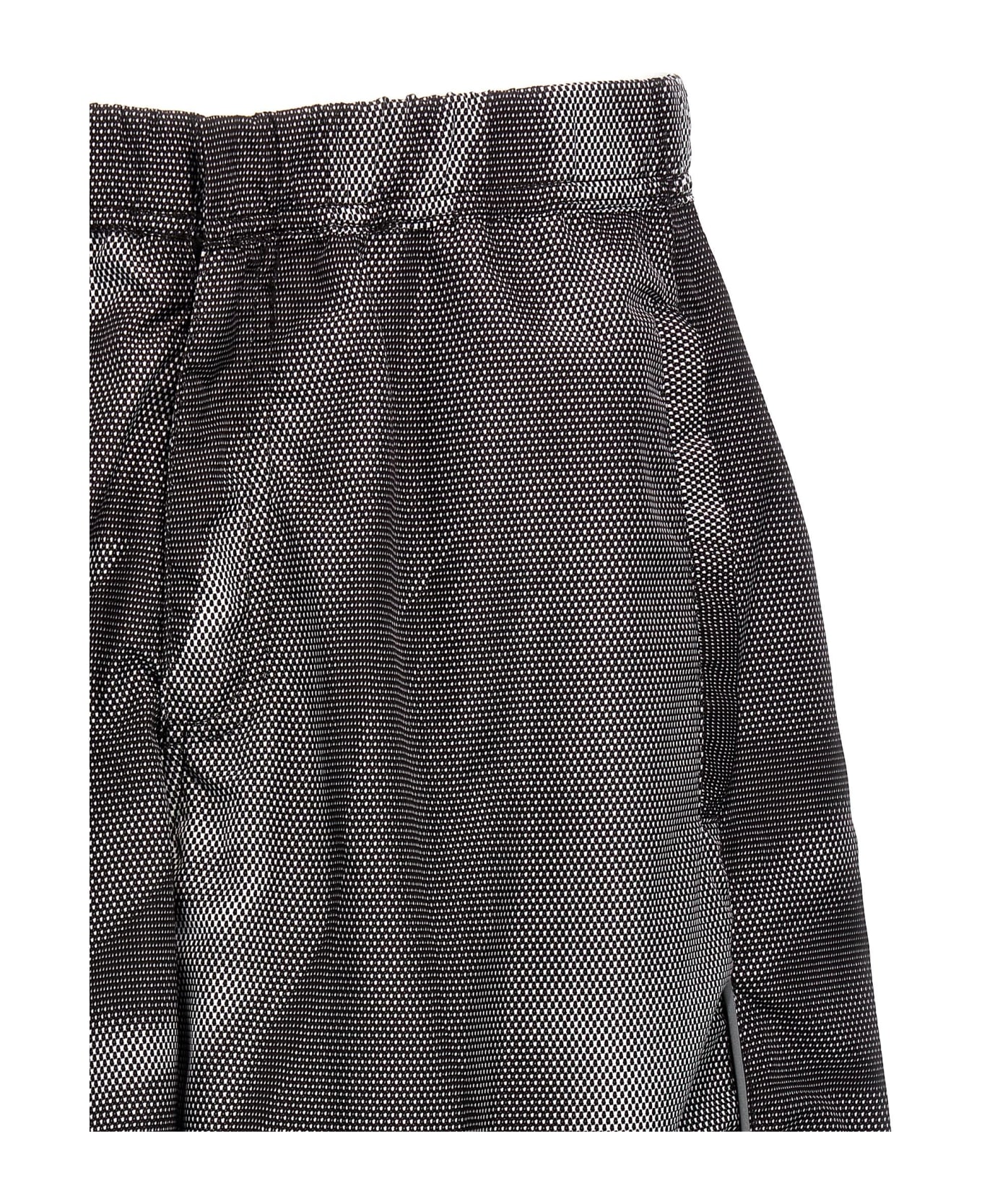 44 Label Group 'crinkle' Bermuda Shorts - Black